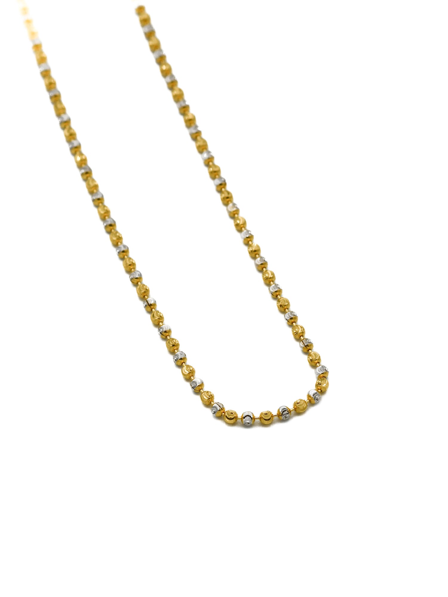 22CT Gold Two Tone Chain