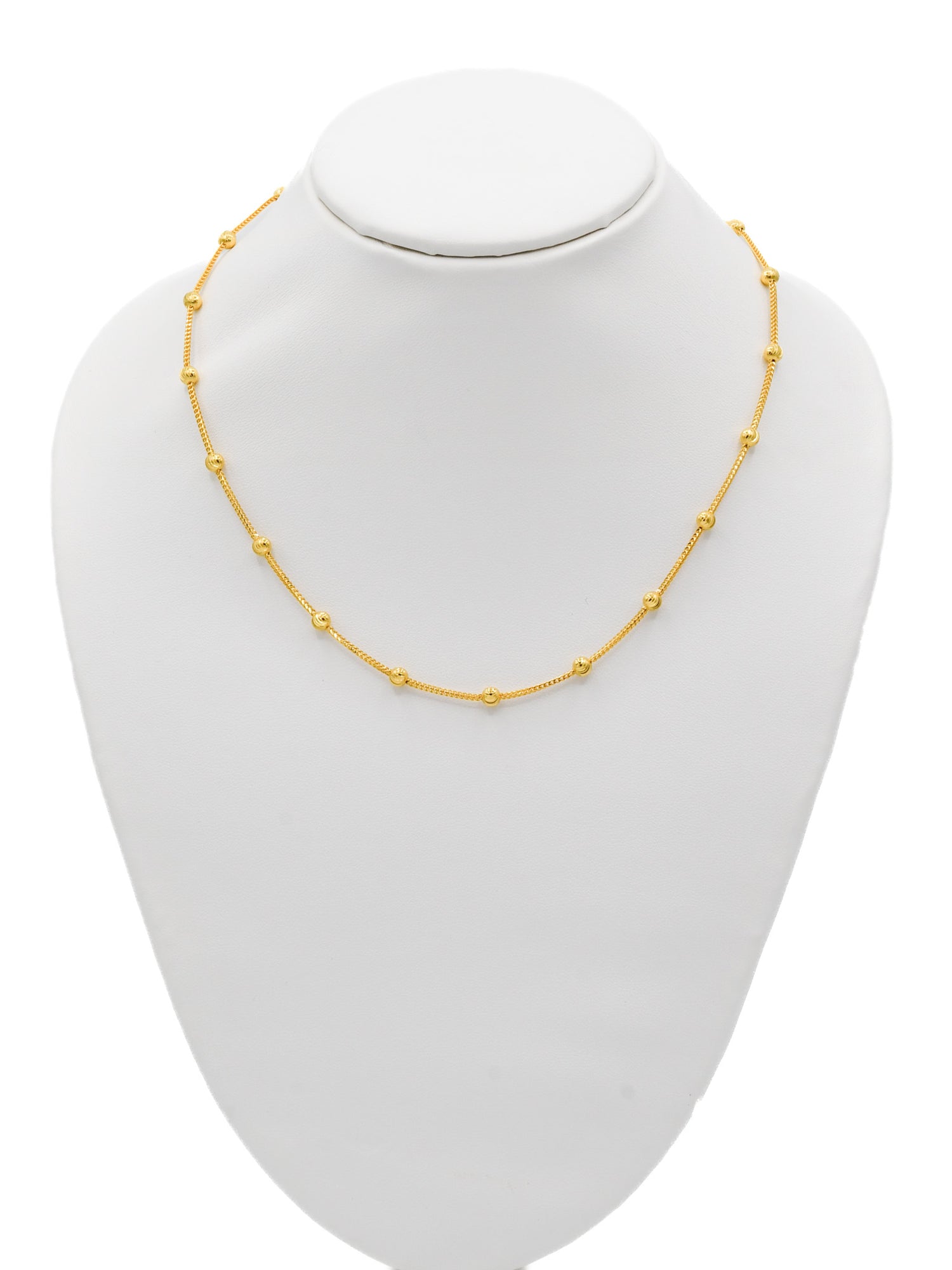 22Ct Gold Ball Fancy Chain