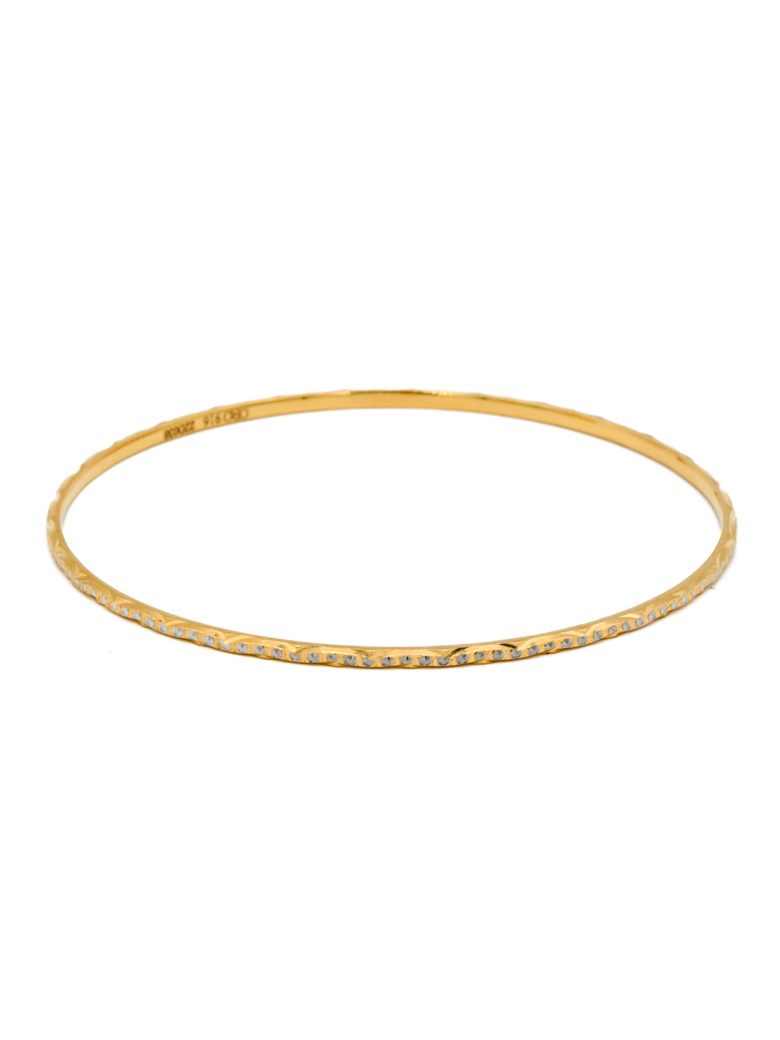 22ct Gold Two Tone 4 Bangles - Roop Darshan