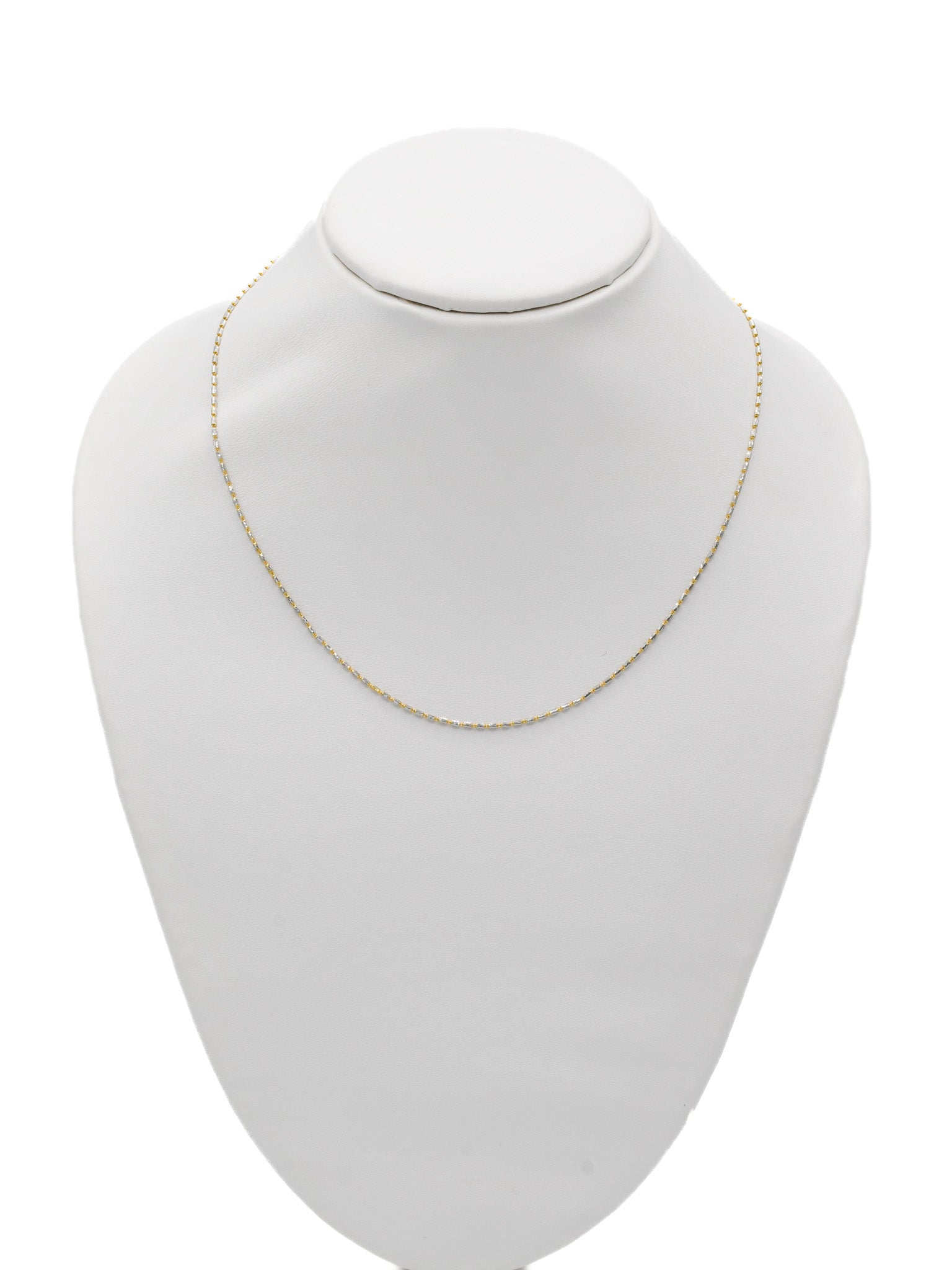 22CT Gold Two Tone Chain - Roop Darshan
