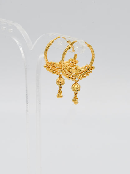 22ct Gold Ball Bali