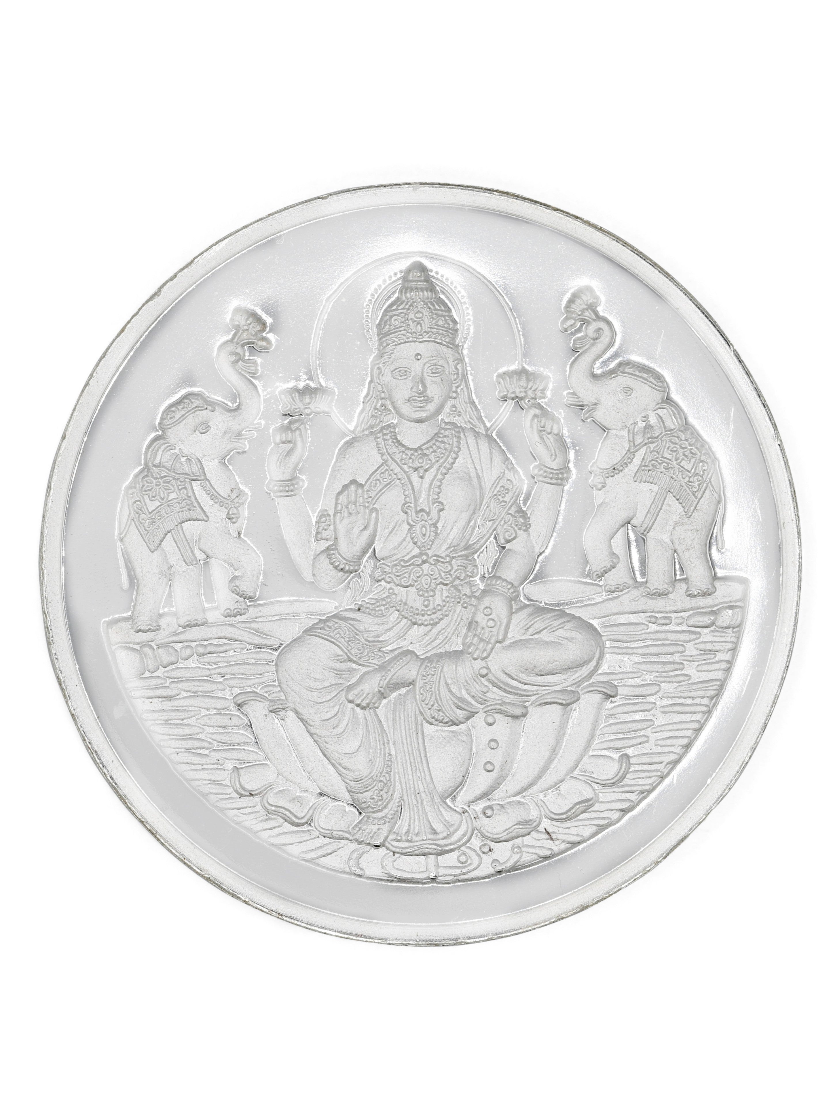 Silver Laxmi Coin 100 GMS - Roop Darshan