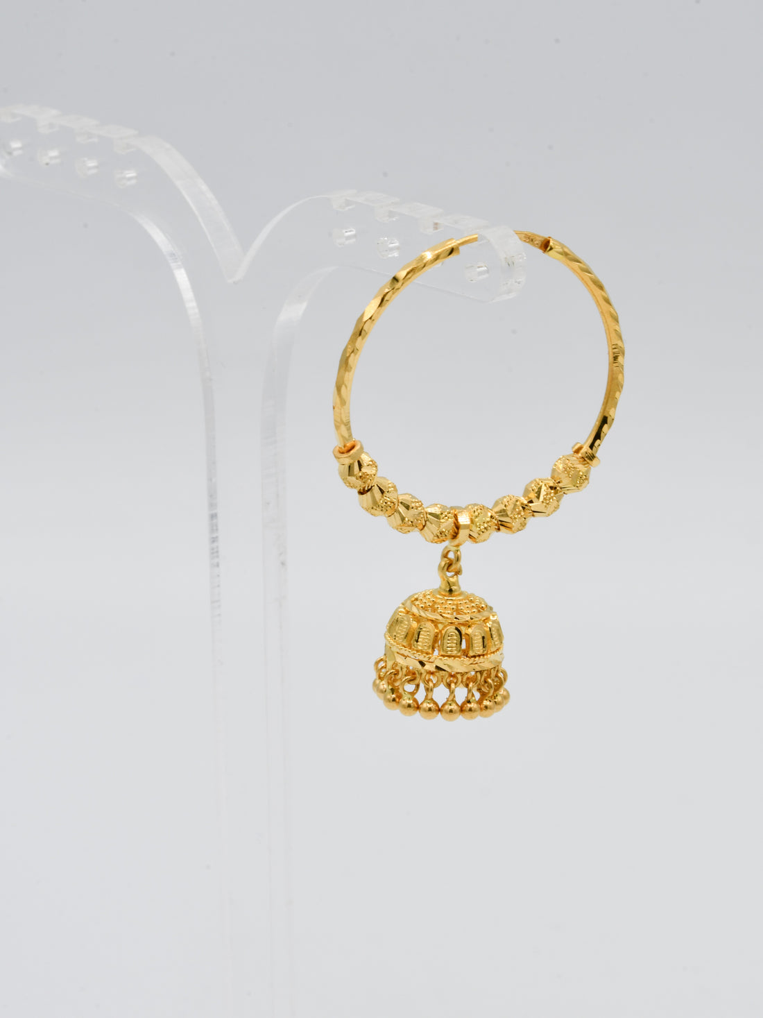 22ct Gold Ball Jhumki Bali