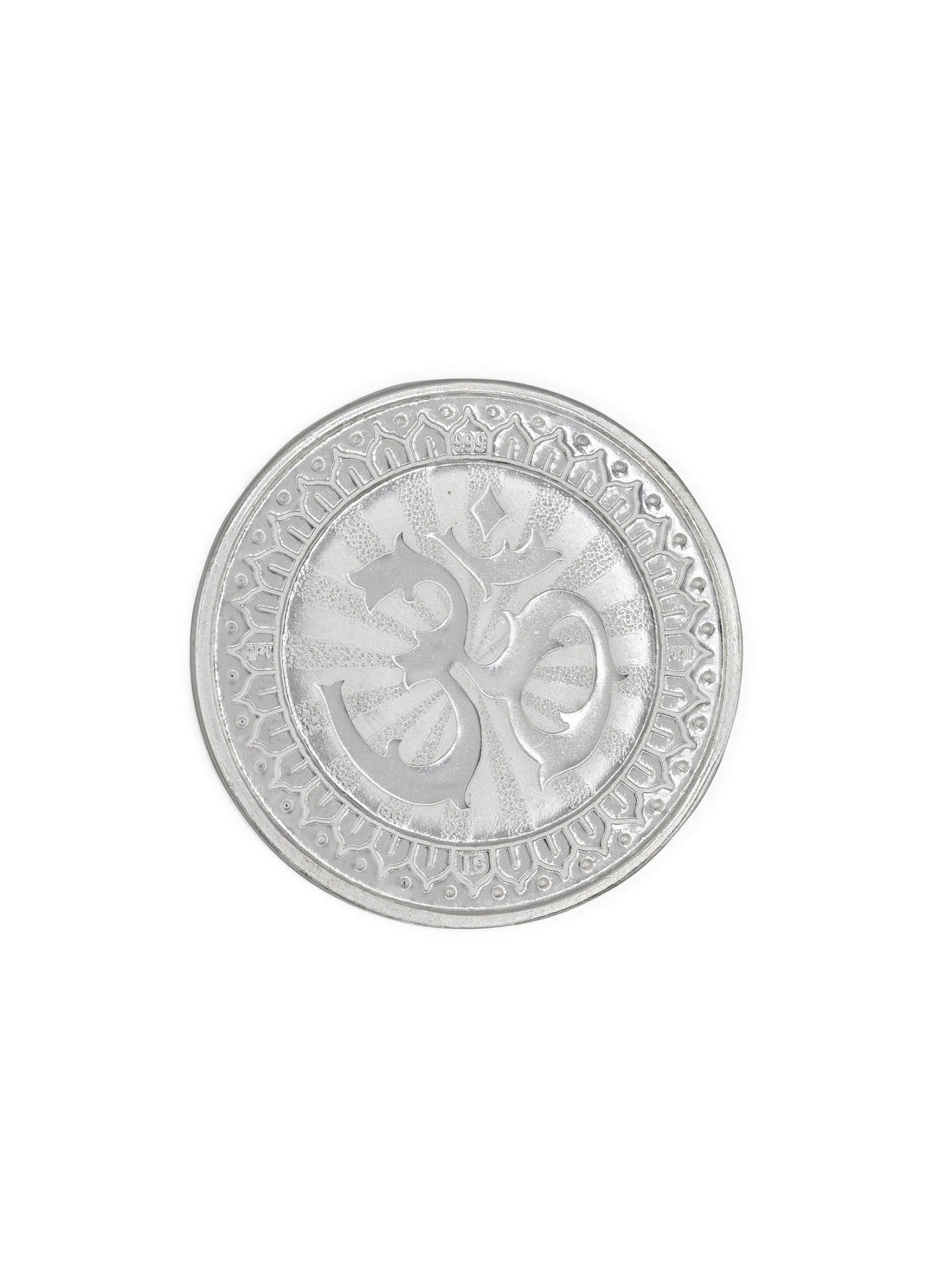 Silver Ganesha Coin 100 GMS