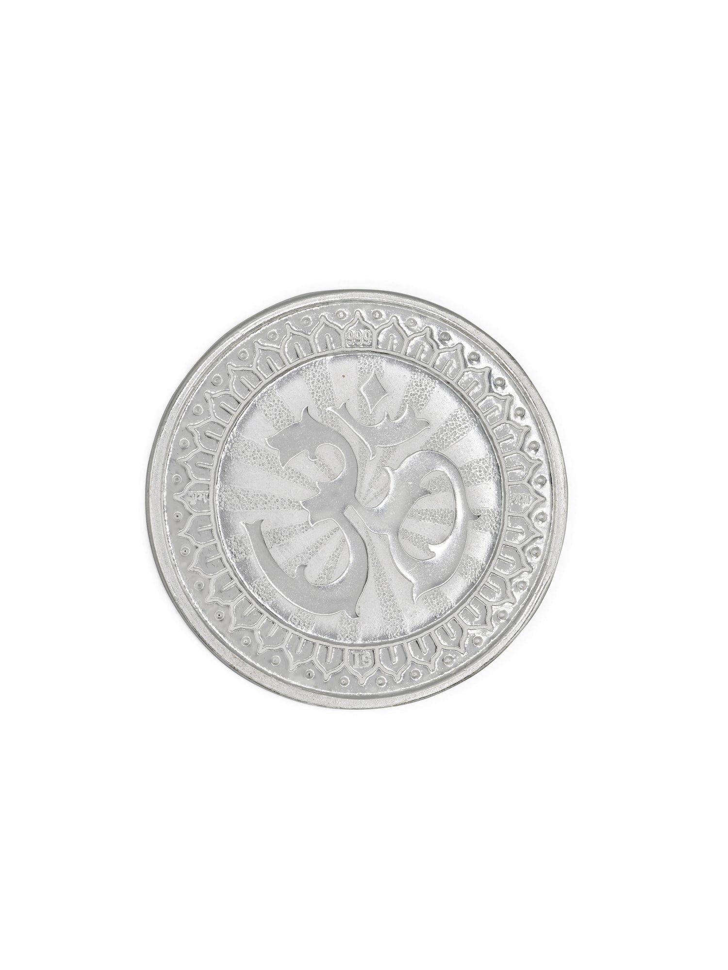 Silver Ganesha Coin 100 GMS