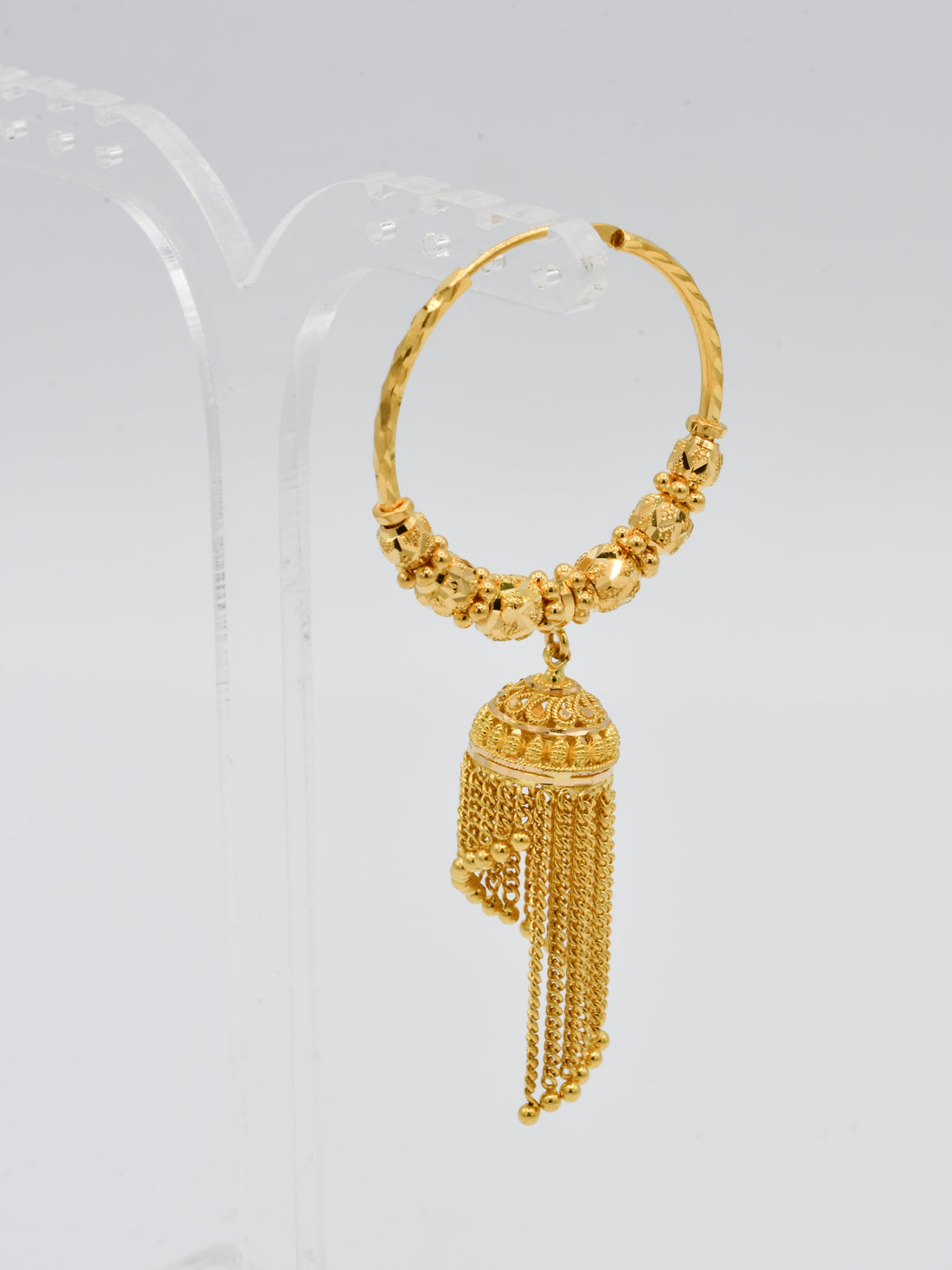 22ct Gold Ball Jhumki Bali