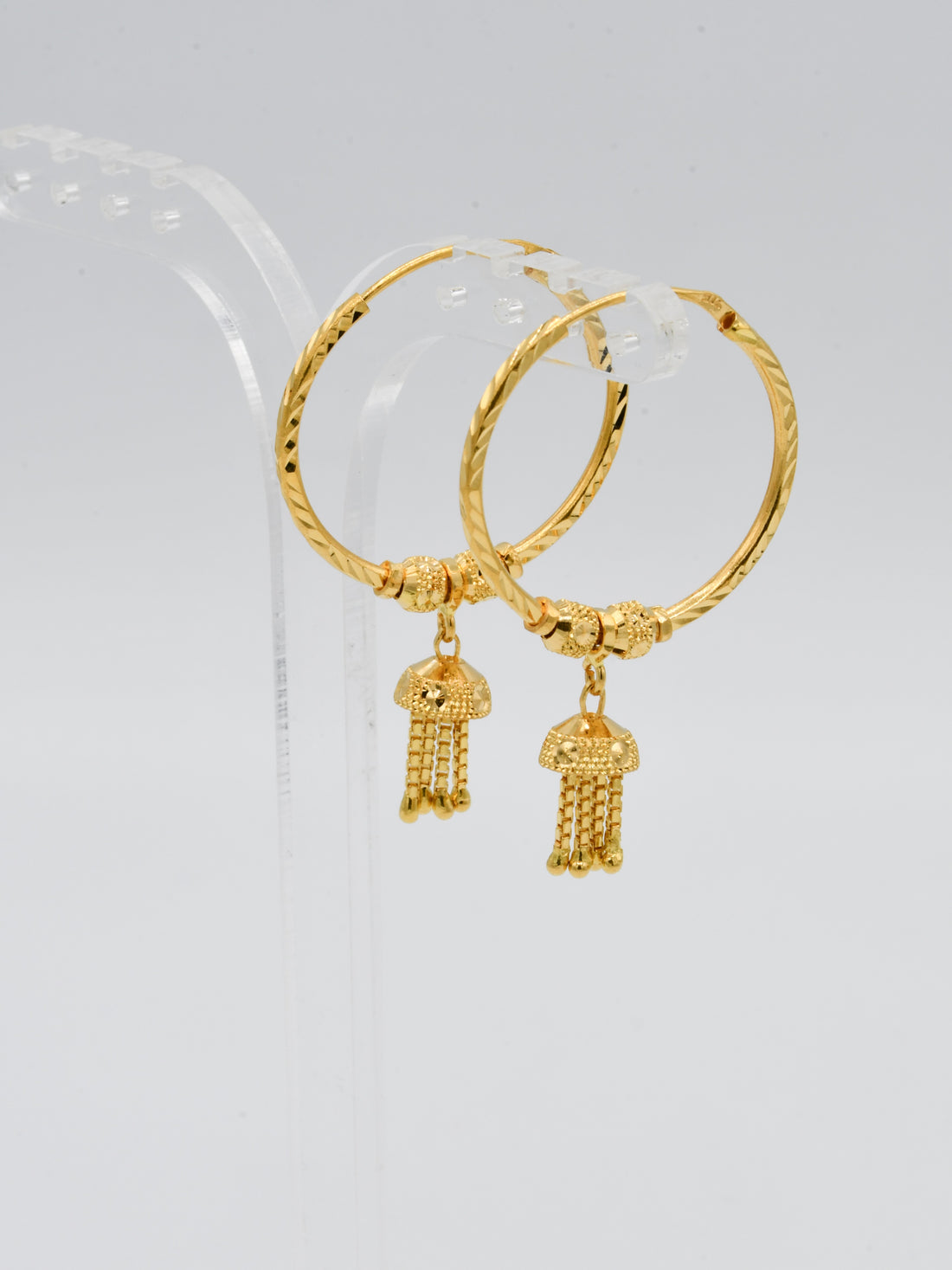 22ct Gold Ball Jhumki Bali - Roop Darshan