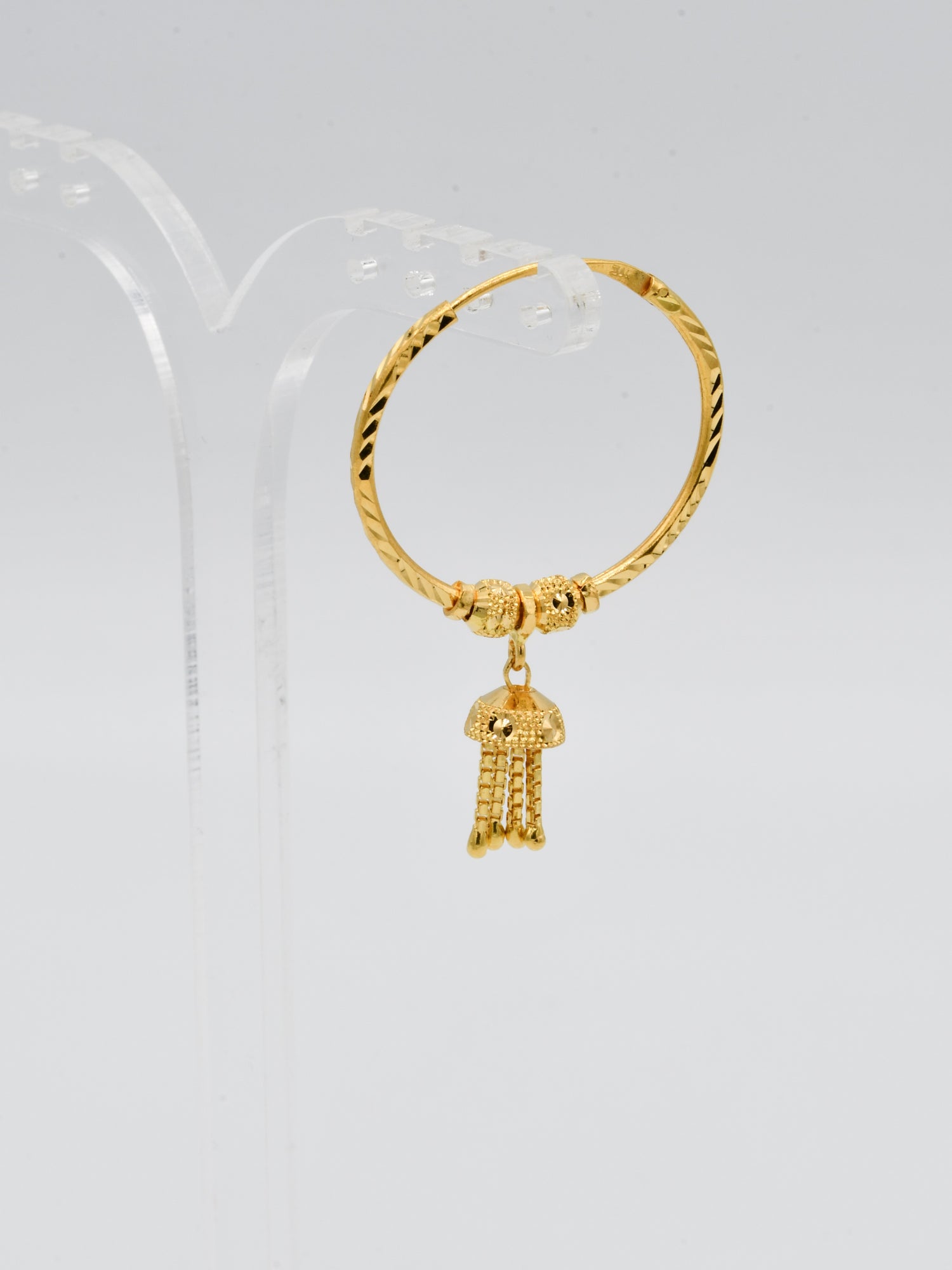 22ct Gold Ball Jhumki Bali