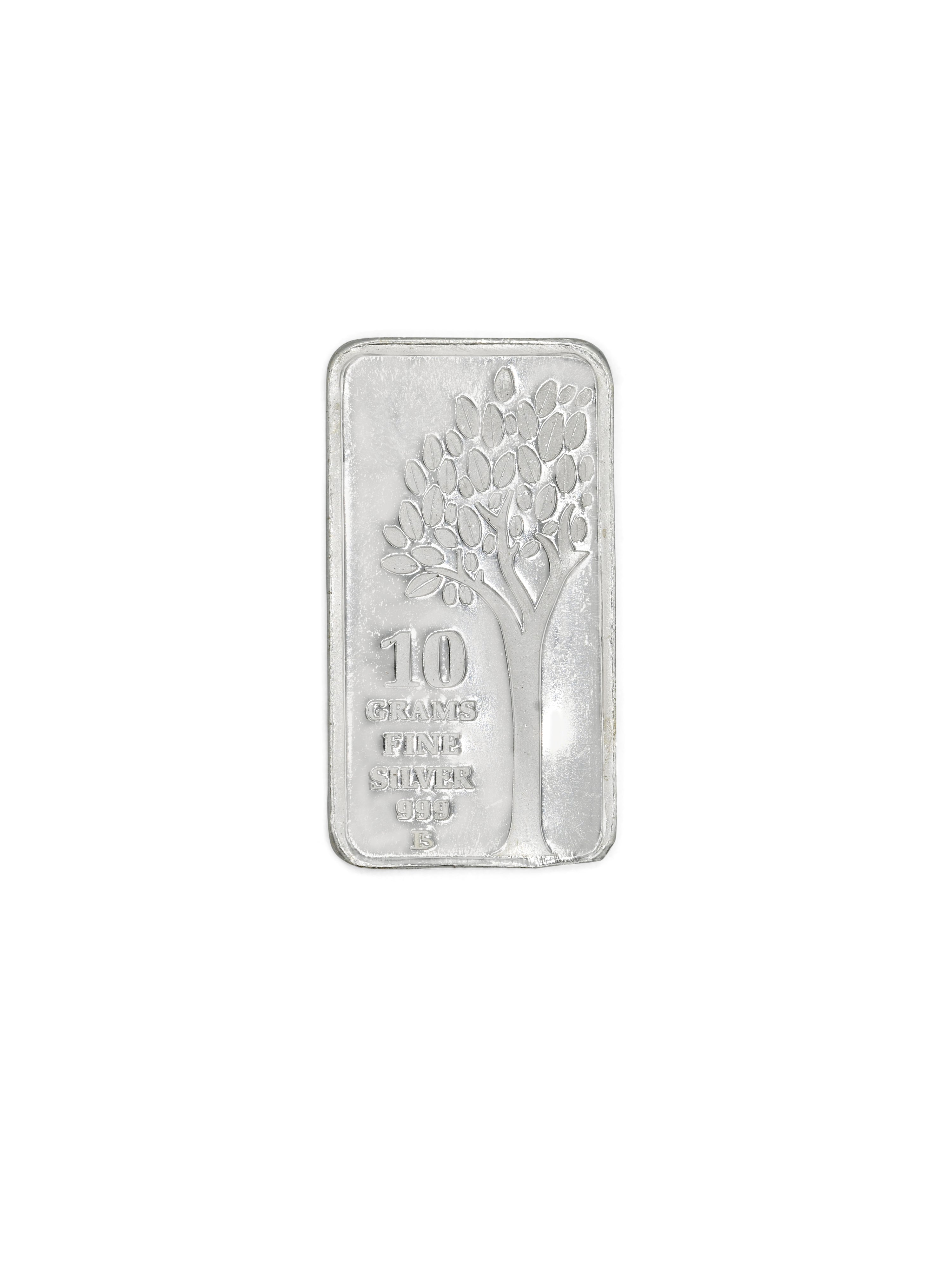 Pure Silver Bar 999 - 10 GMS - Roop Darshan