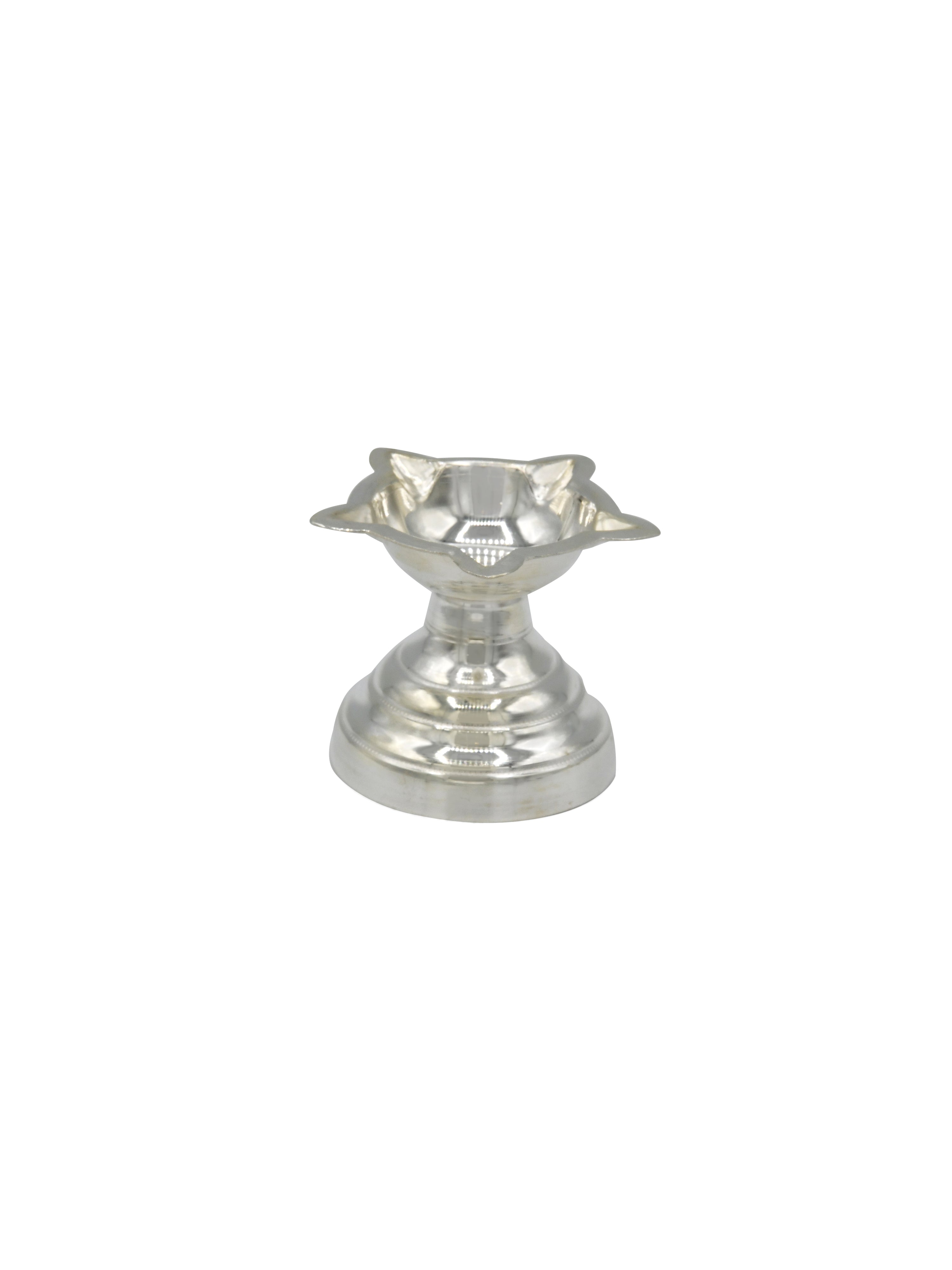 Silver Star Diya - Roop Darshan