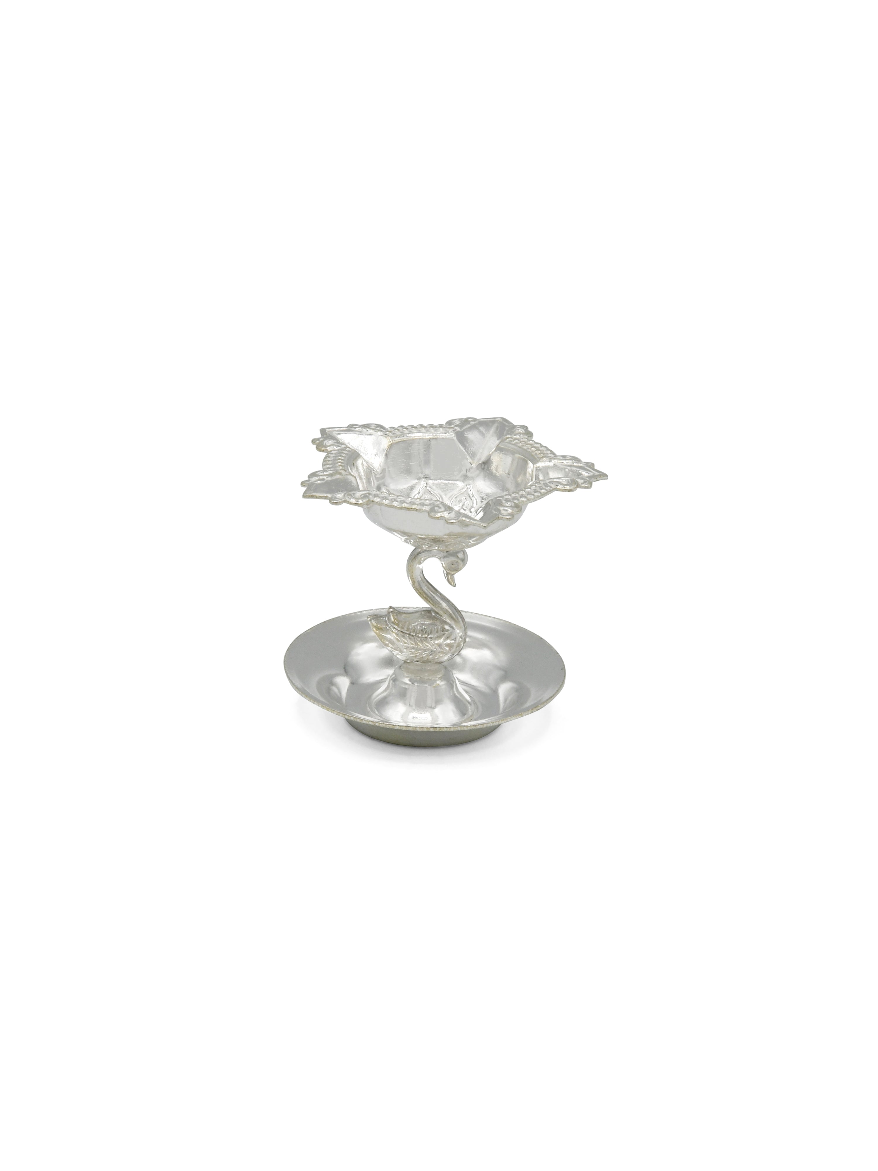 Silver Diya - Roop Darshan