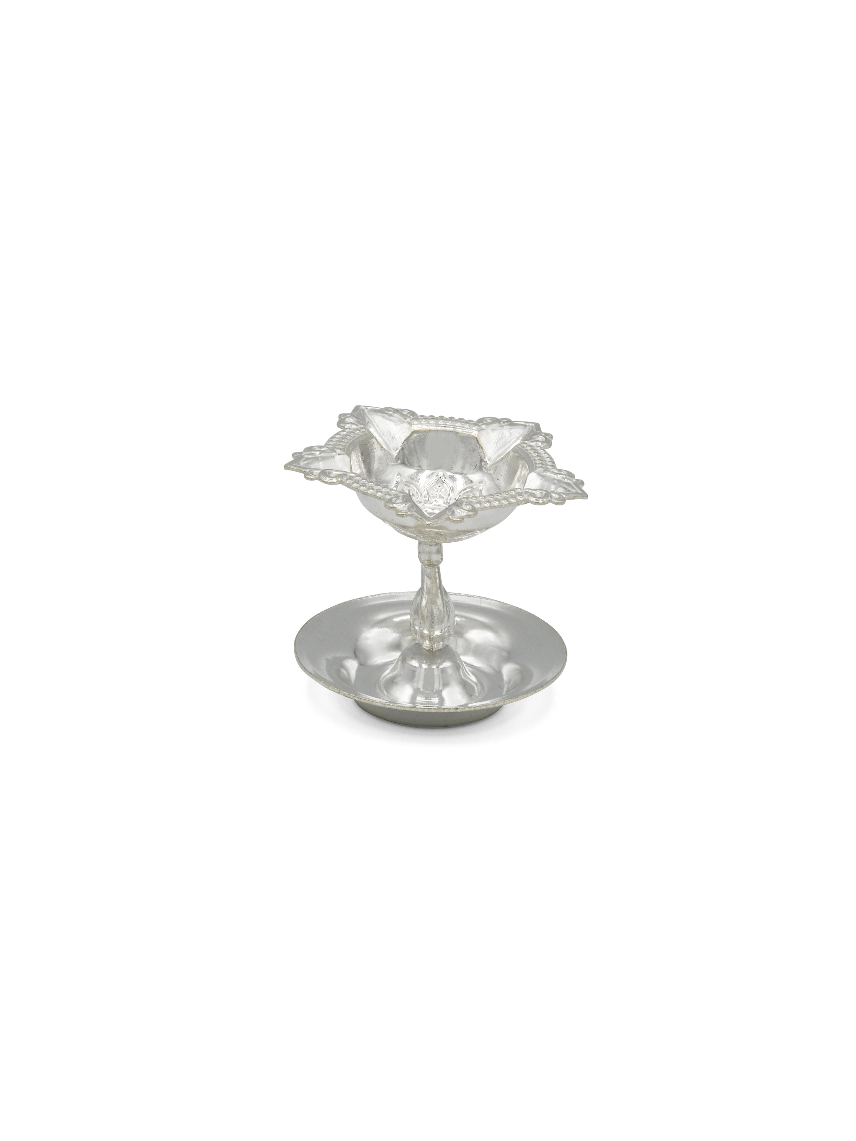 Silver Diya - Roop Darshan