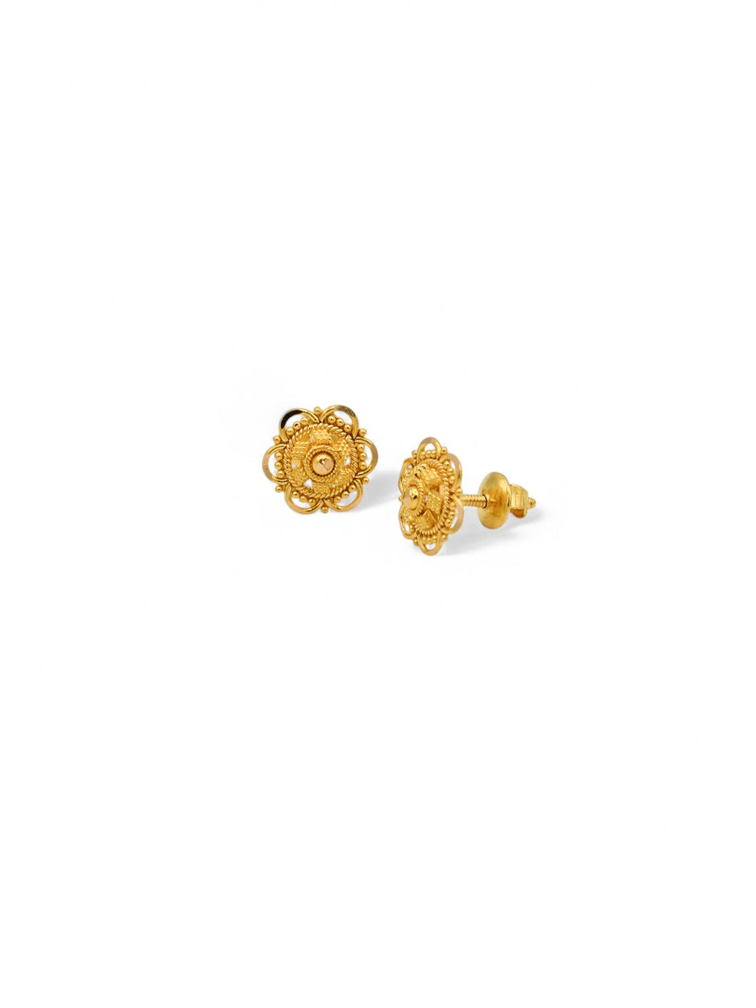 22ct Gold Stud Earrings