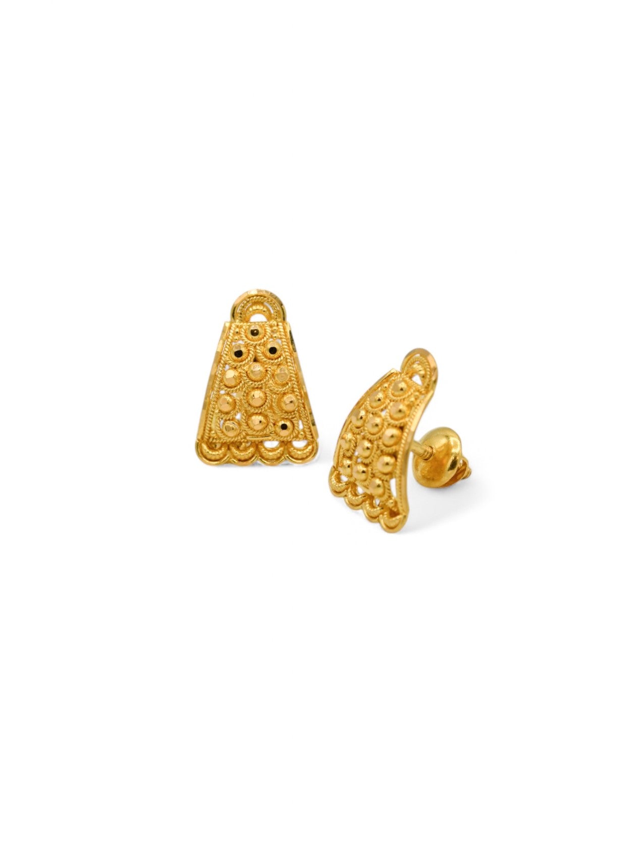 22ct Gold Stud Earrings