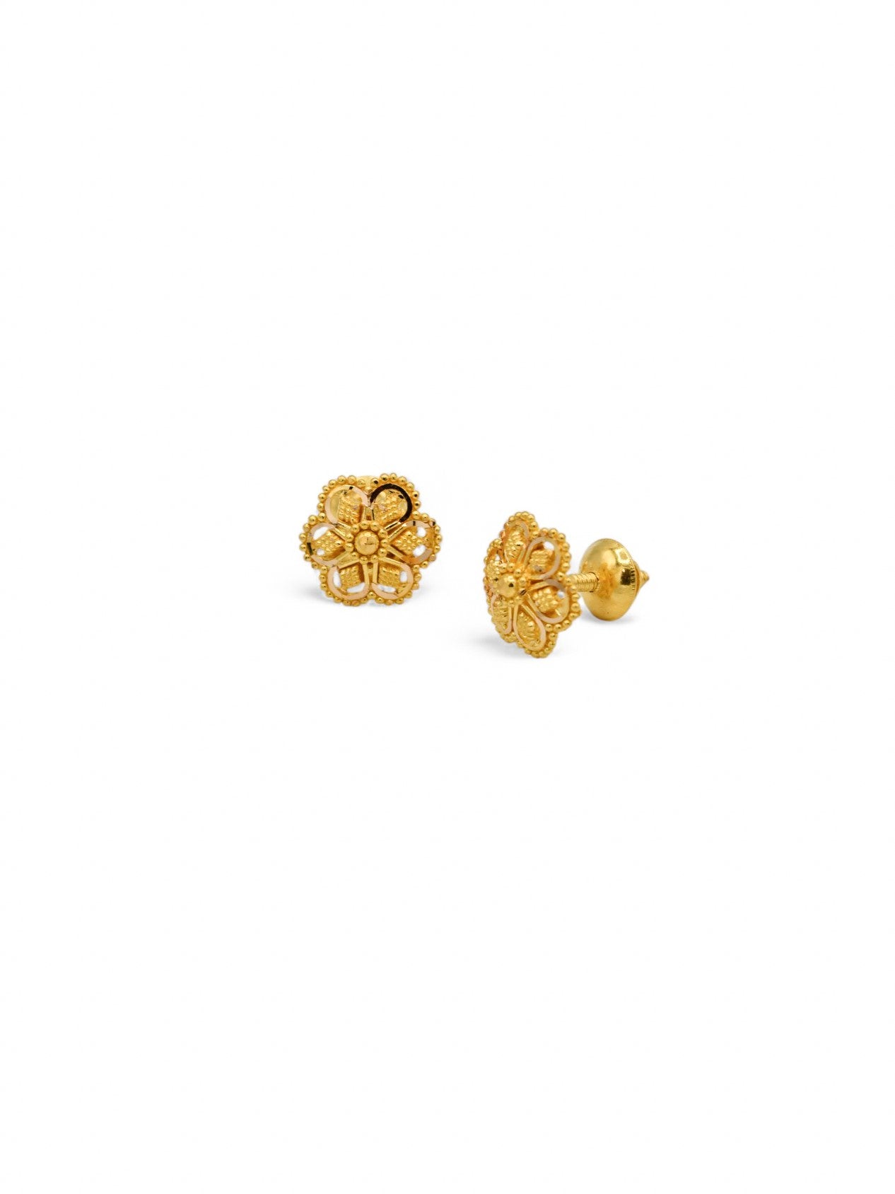 22ct Gold Stud Earrings