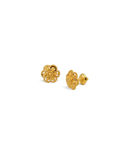 22ct Gold Stud Earrings