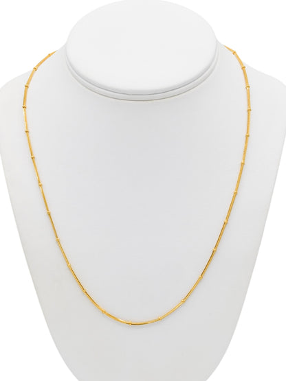 22ct Gold Ball Fancy Chain