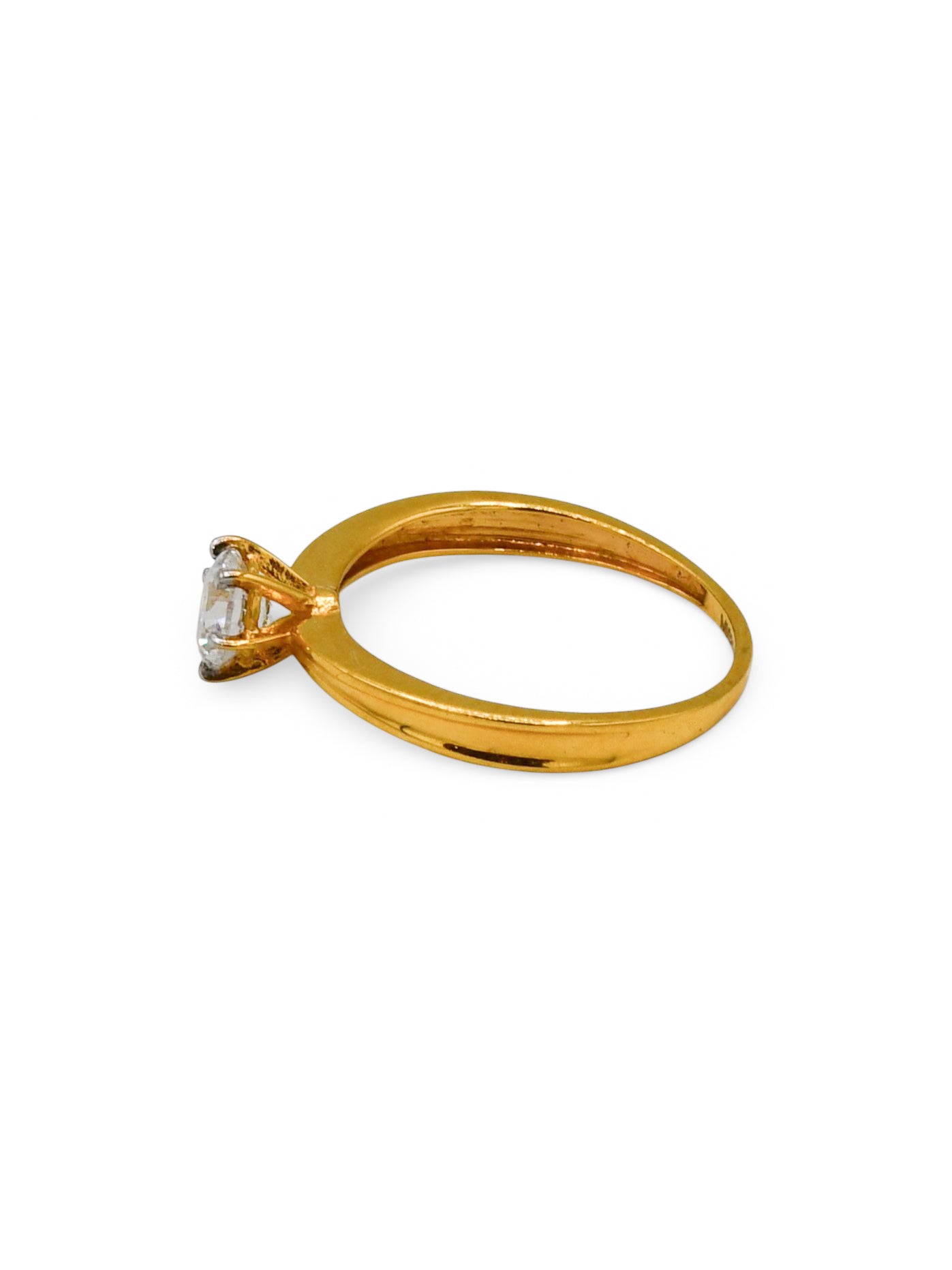 22Ct Gold CZ Ladies Ring