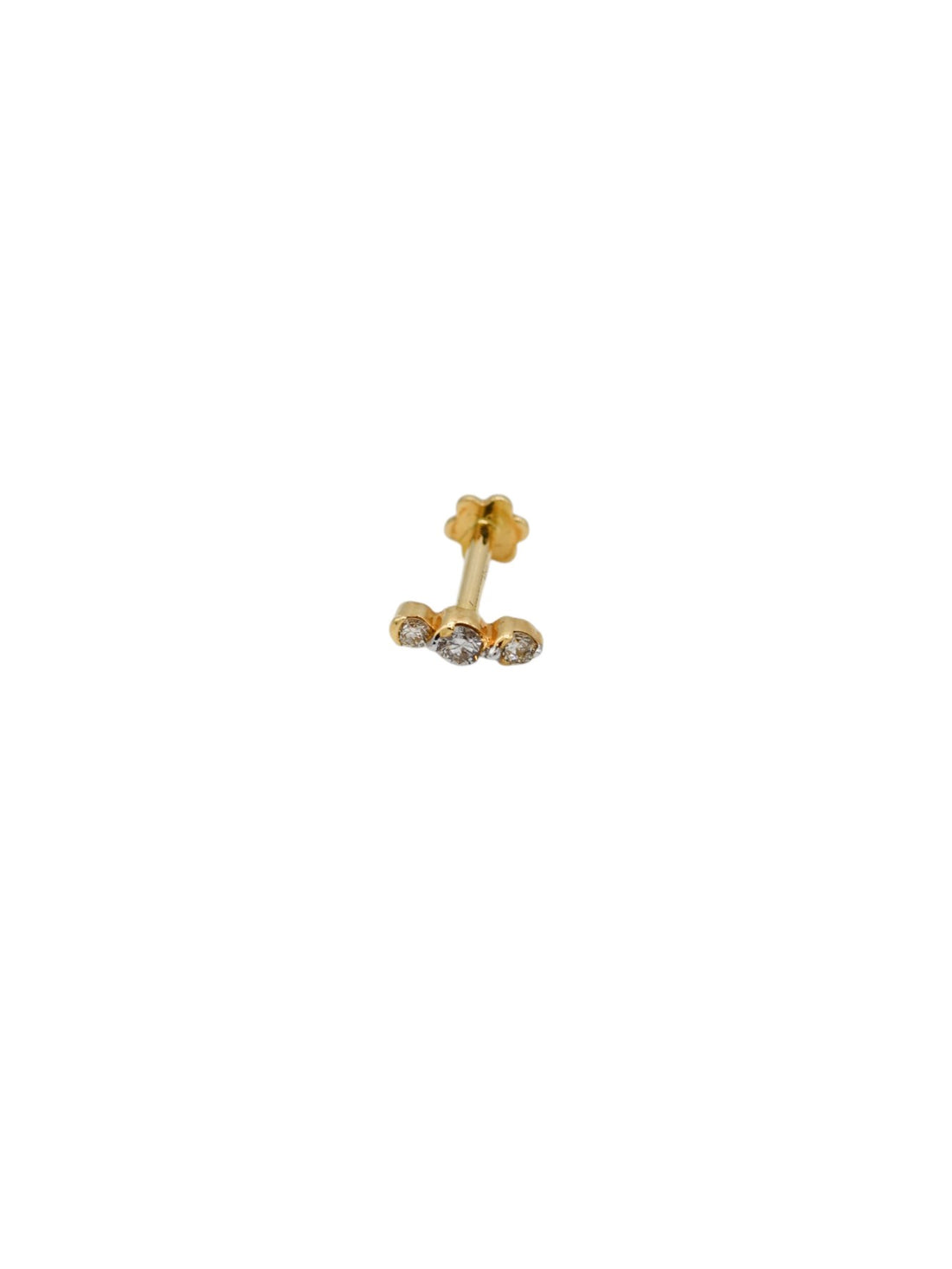 18ct Gold 0.09ct Diamond Stud Earrings