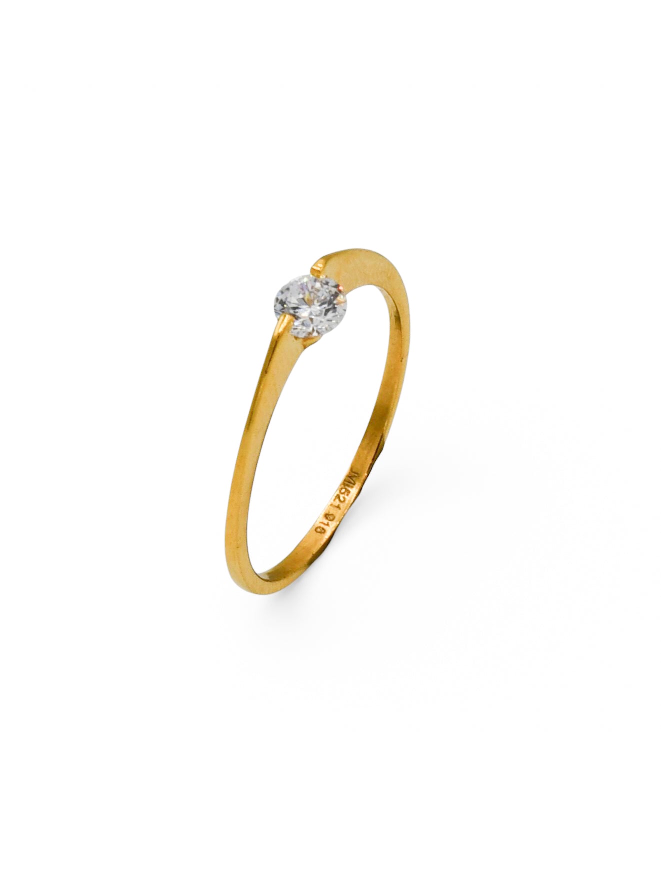 22Ct Gold CZ Ladies Ring