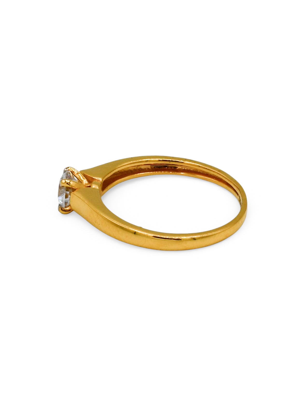 22Ct Gold CZ Ladies Ring