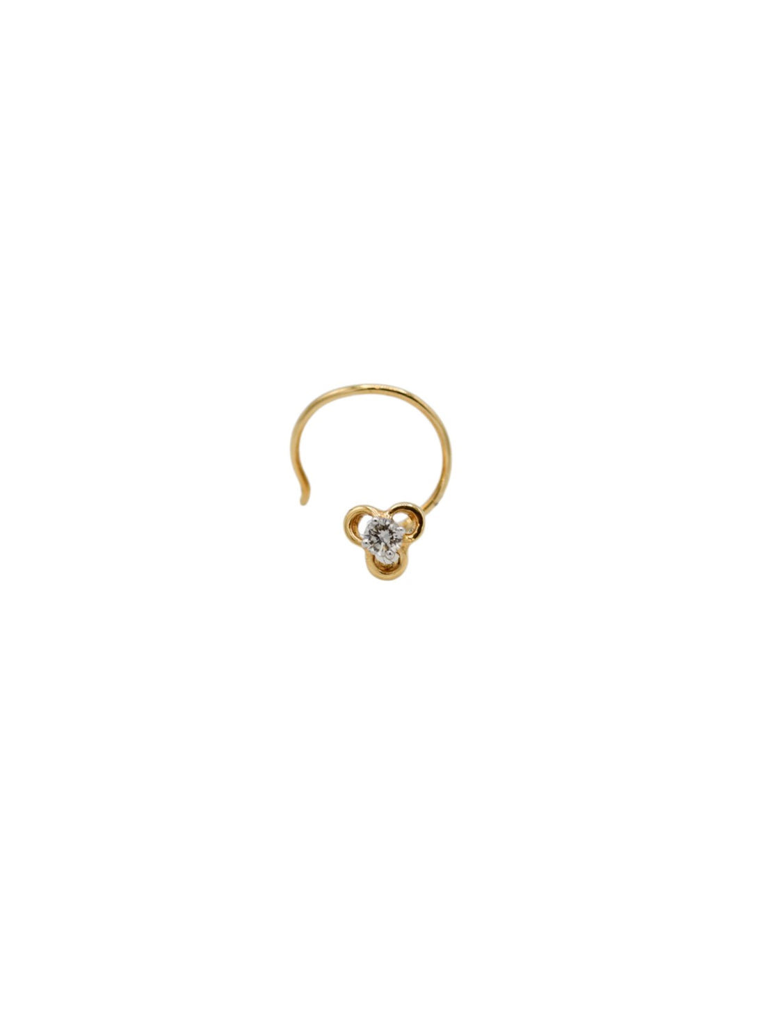 18ct Gold 0.03ct Diamond Nose Pin