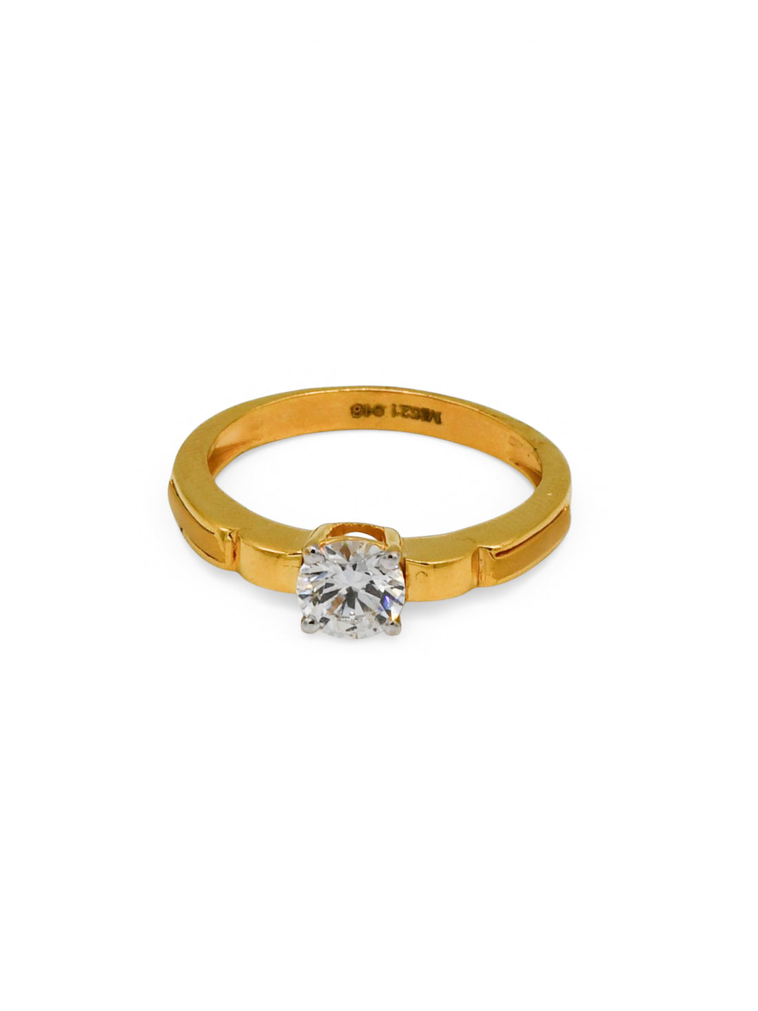 22Ct Gold CZ Ladies Ring