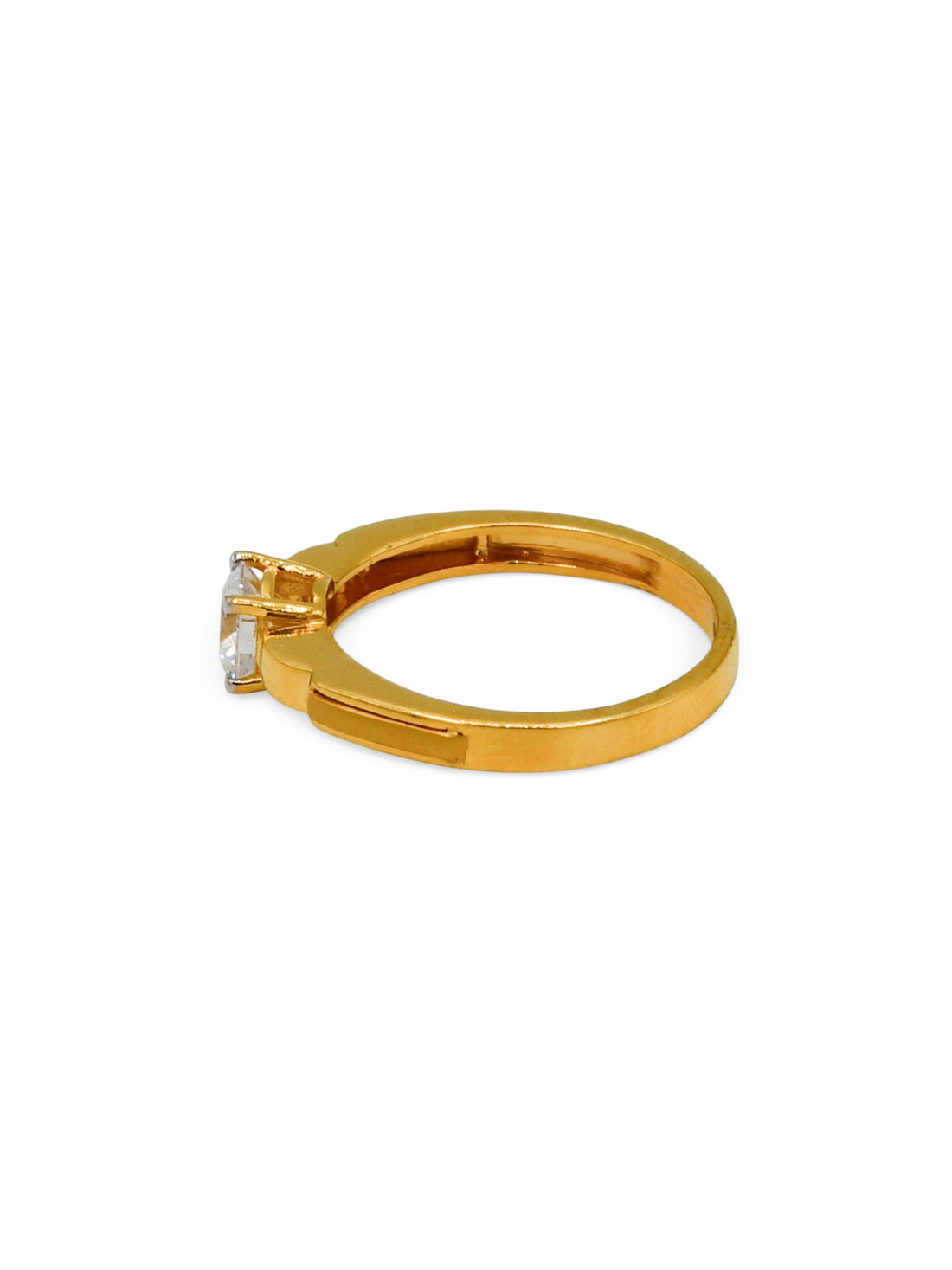 22Ct Gold CZ Ladies Ring