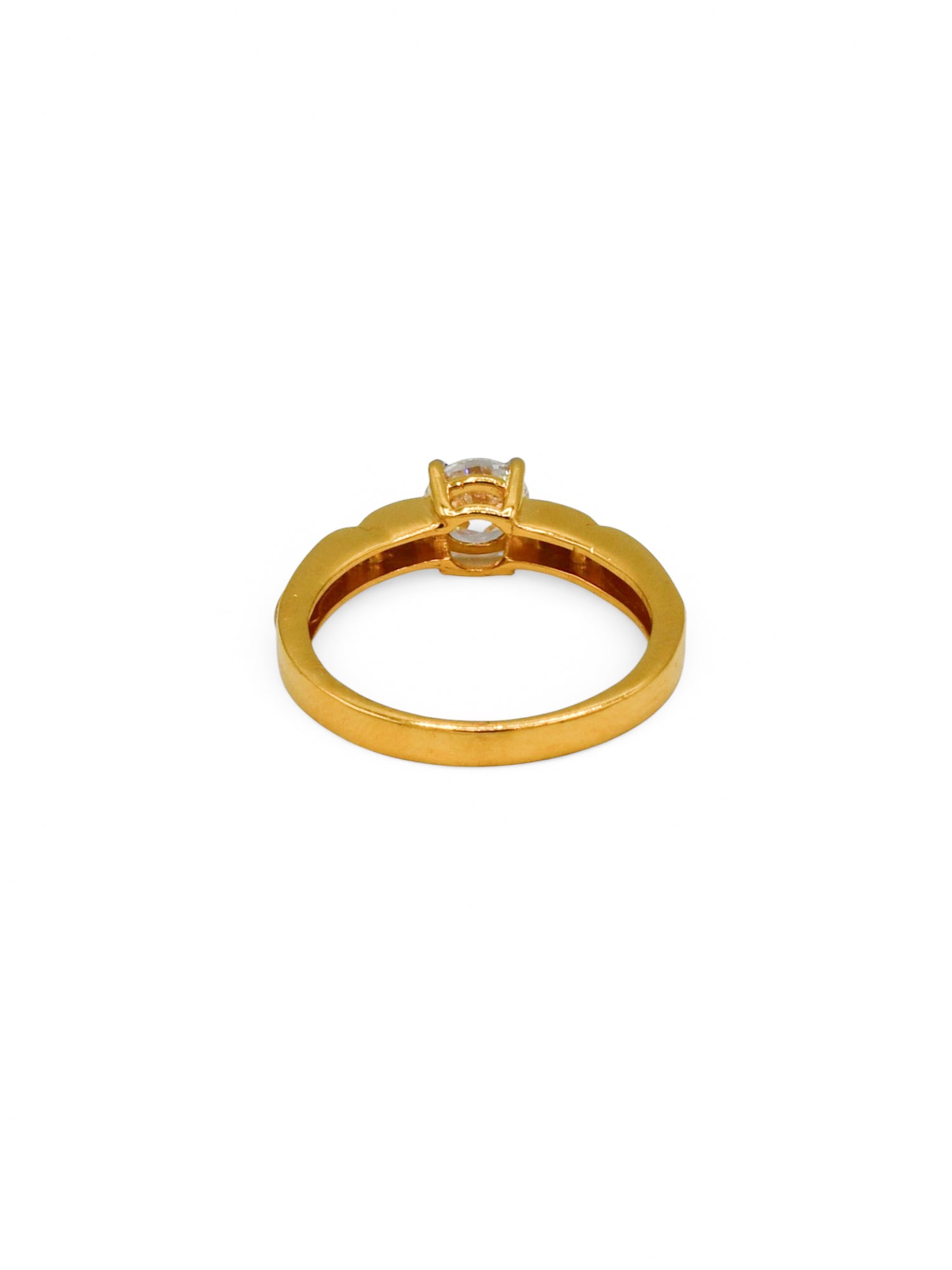 22Ct Gold CZ Ladies Ring