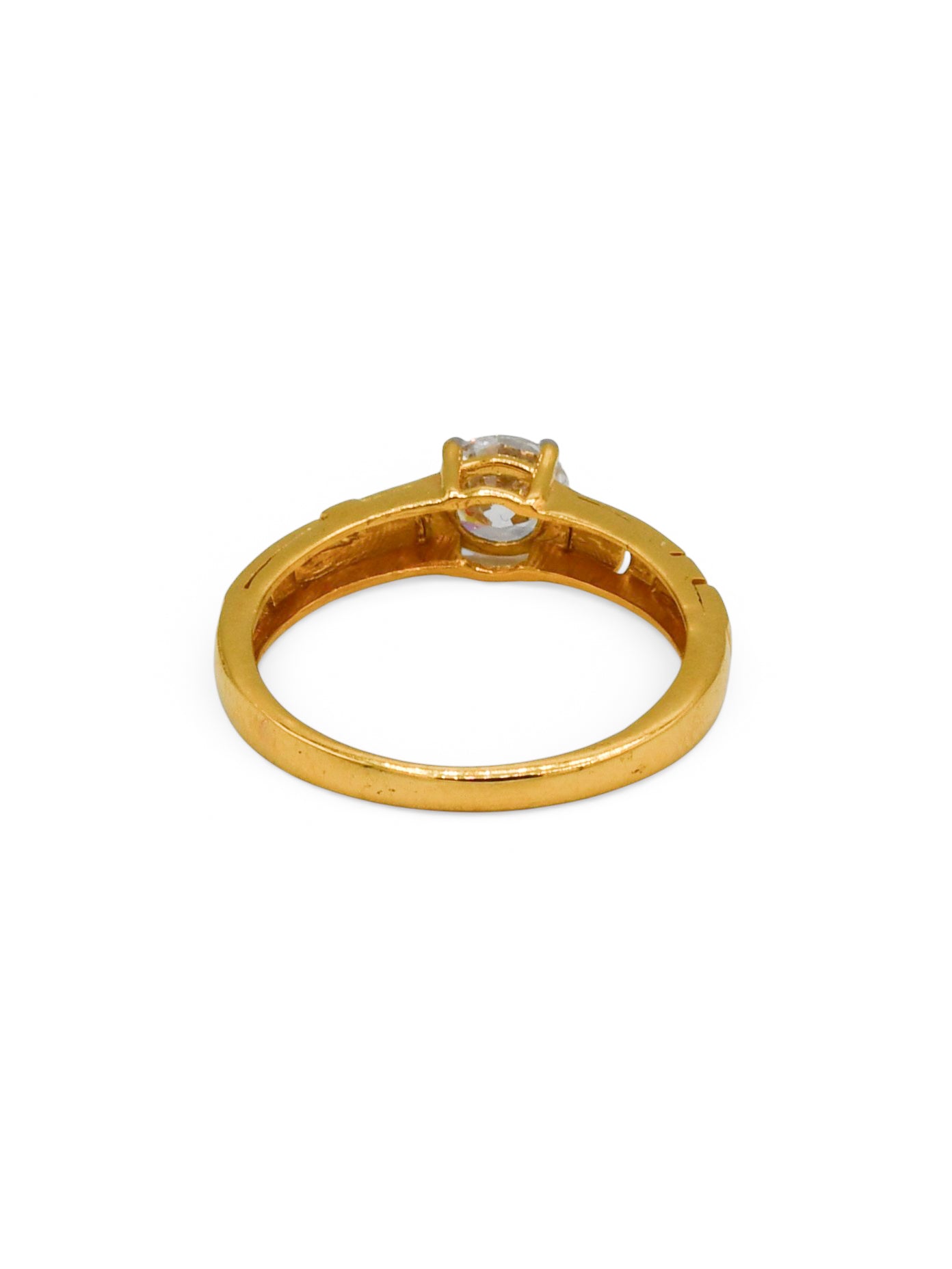 22Ct Gold CZ Ladies Ring