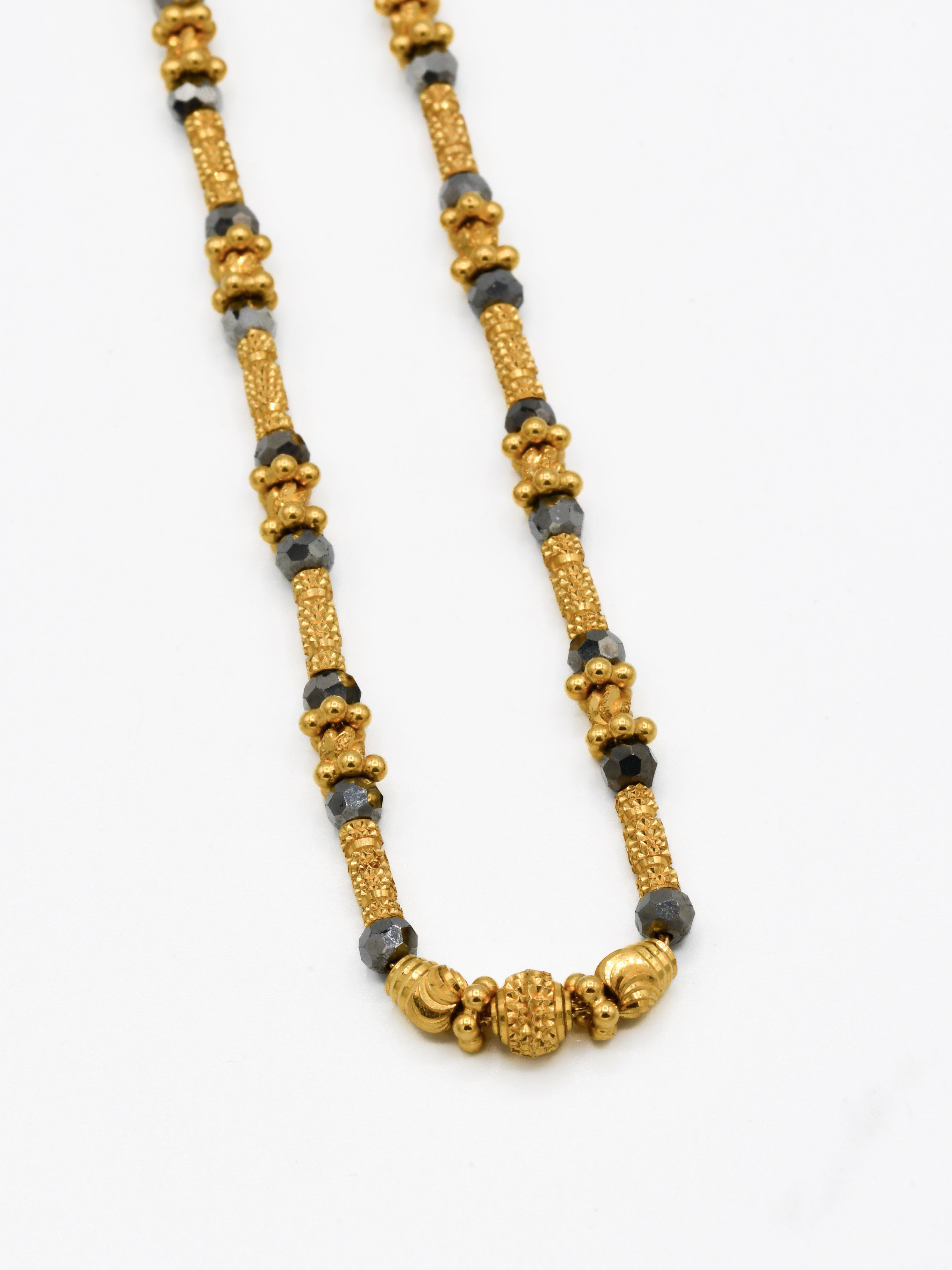 Gold ball mangalsutra sales