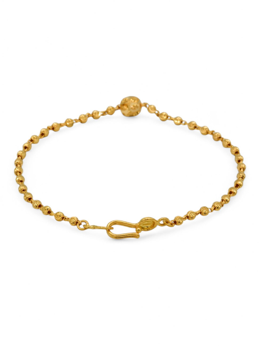 22ct Gold Ball Ladies Bracelet