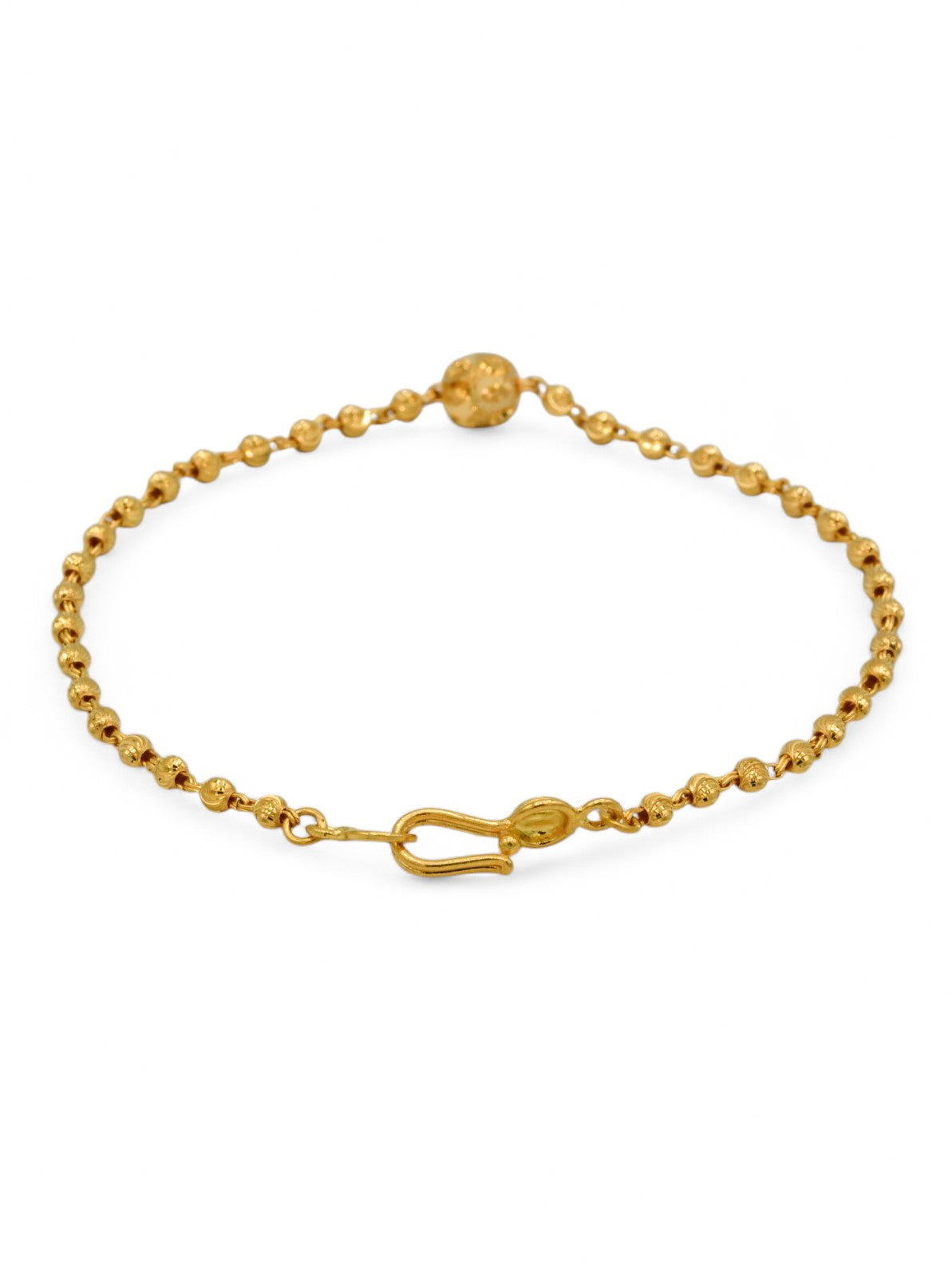 22ct Gold Ball Ladies Bracelet