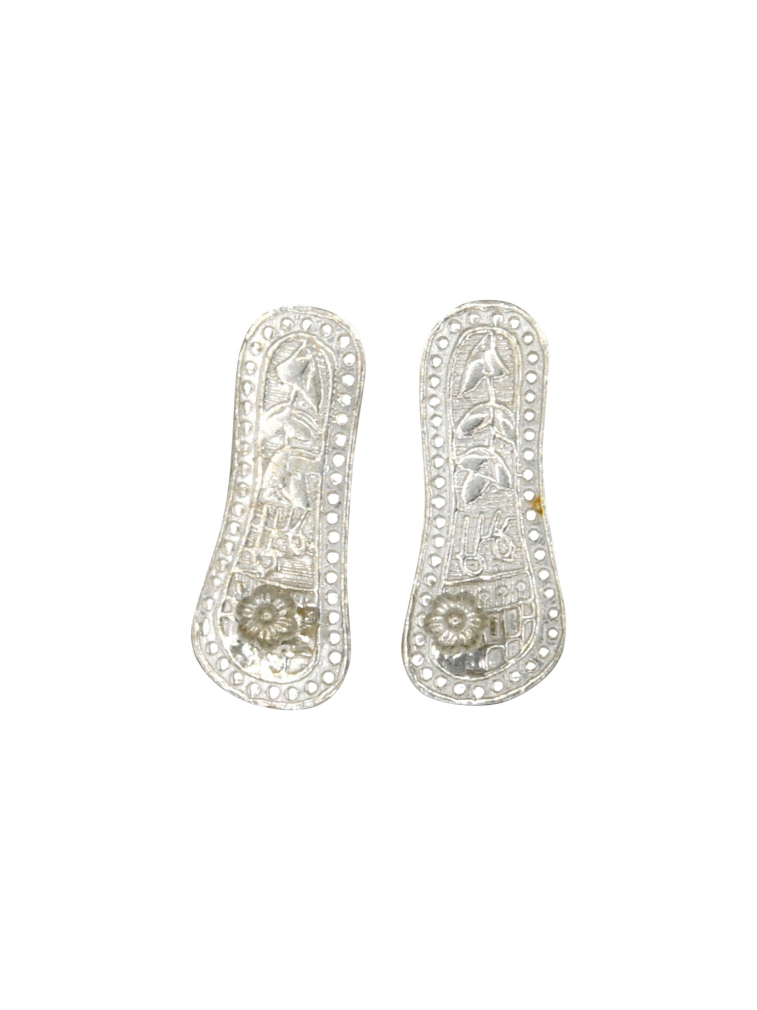 Silver Paduka - Roop Darshan