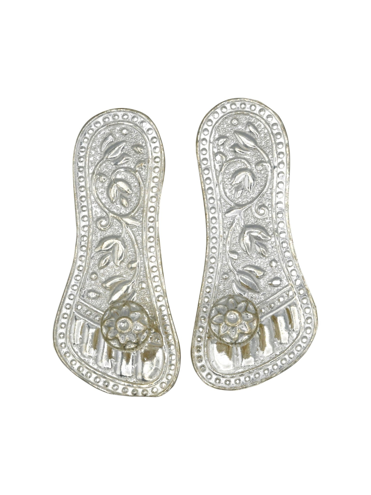 Silver Paduka - Roop Darshan