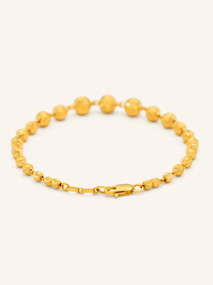 22ct Gold Ball Bracelet