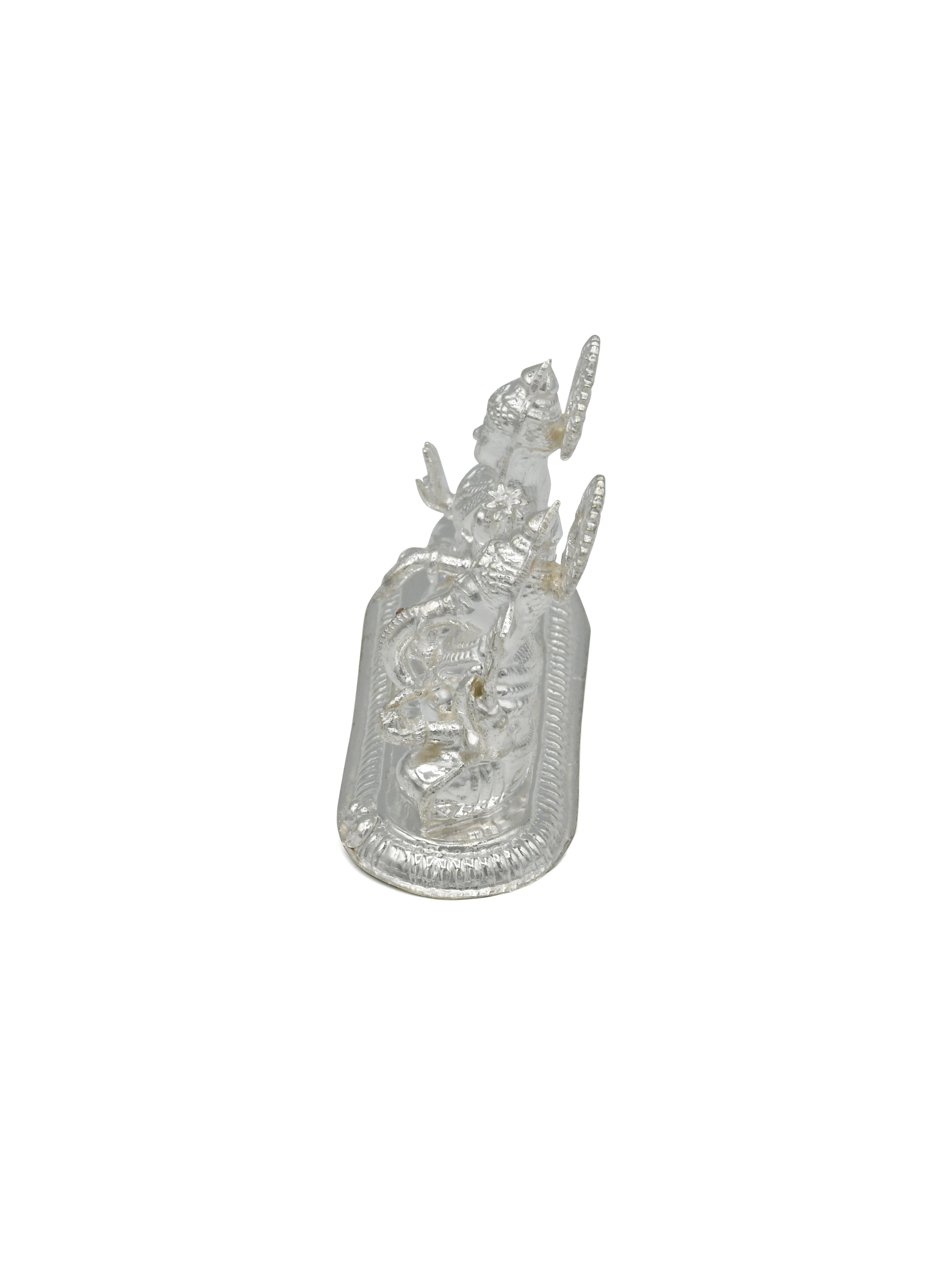 Silver Laxmi Ganesh Murti - Roop Darshan