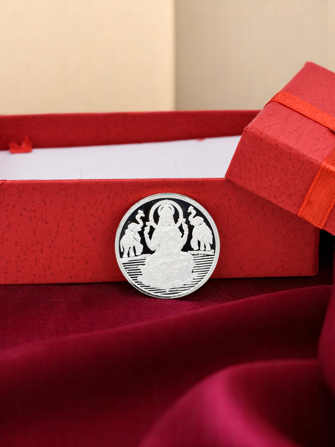 5 Grams Silver Laxmiji Coin - Roop Darshan