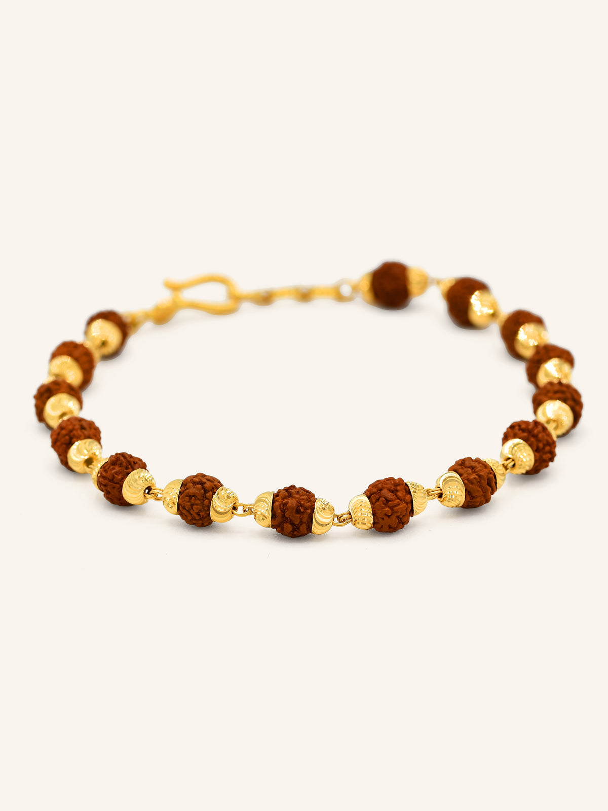22ct Gold Rudraksha Bracelet