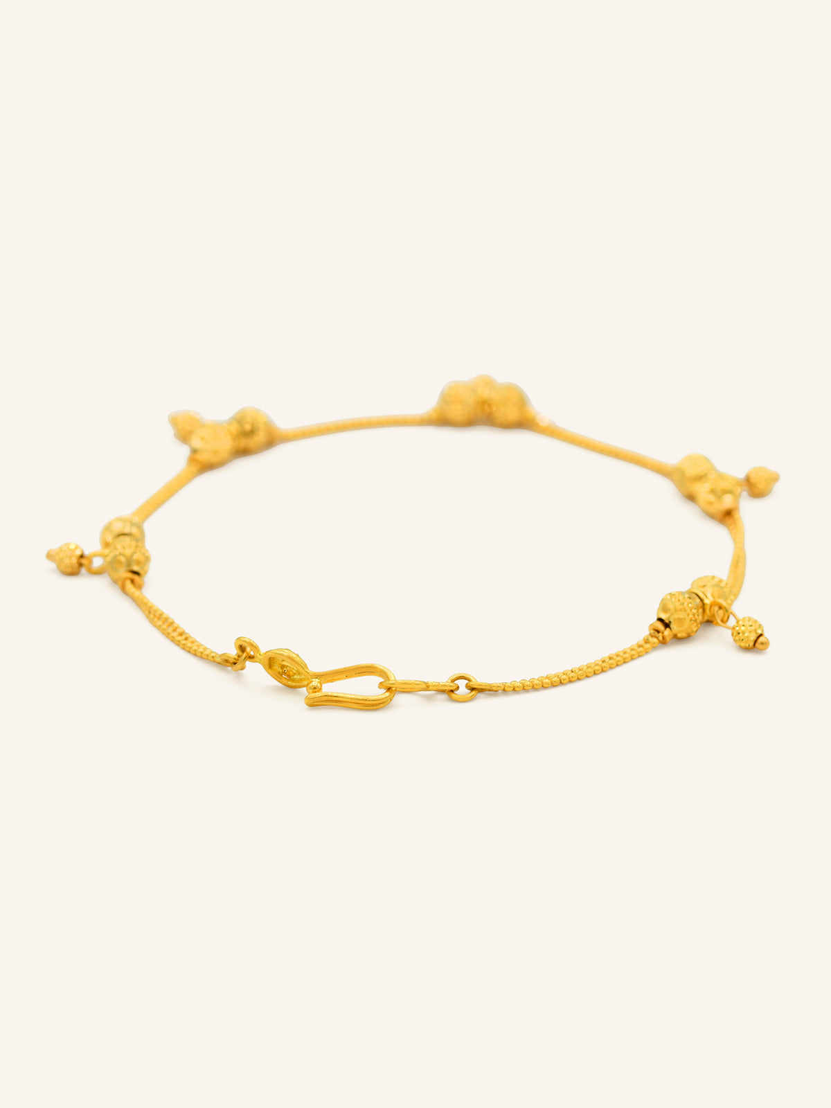 22ct Gold Ball Ladies Bracelet