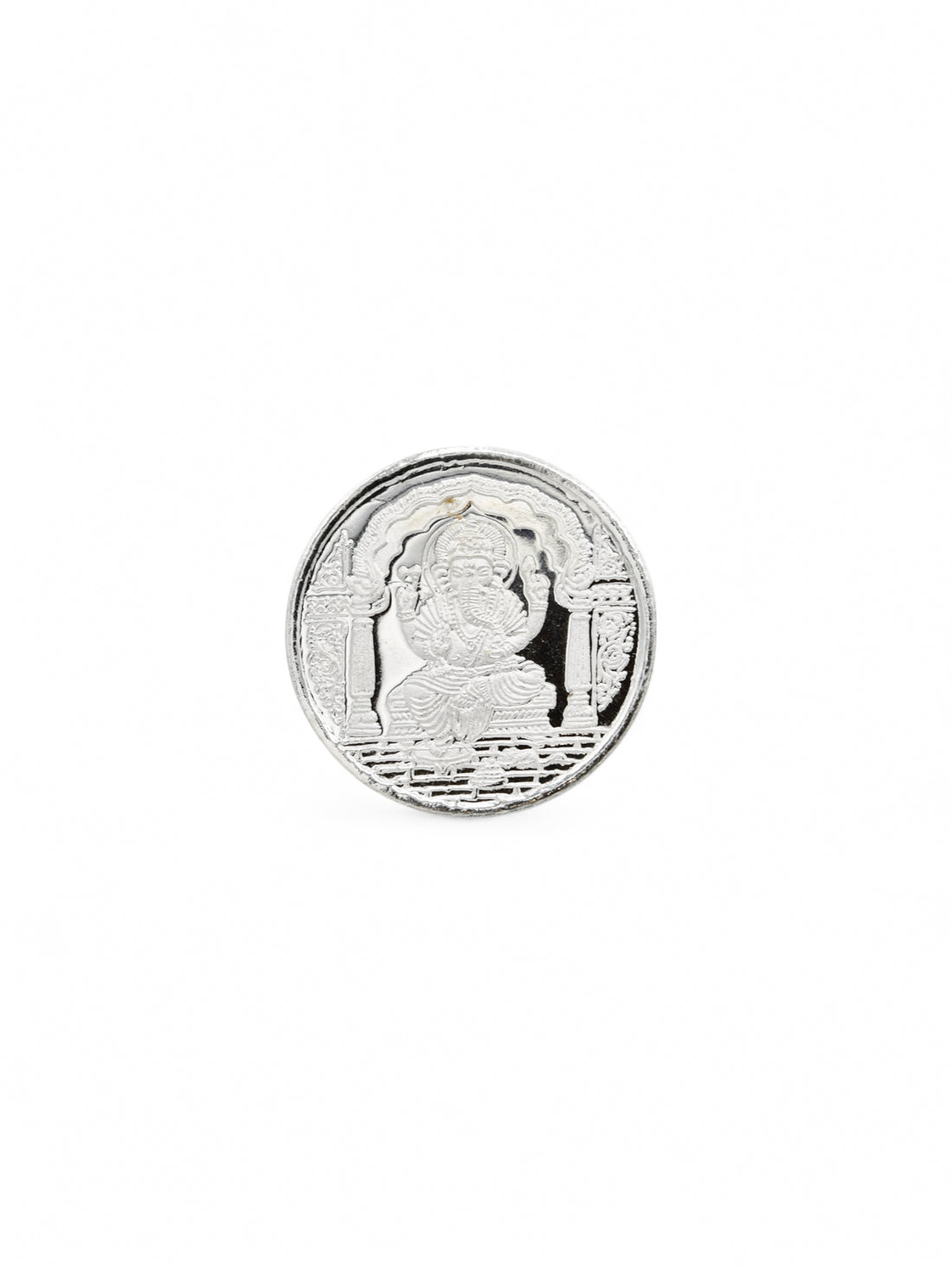 5 Gram Silver Ganesha Coin - Roop Darshan