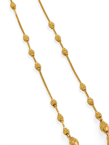 22ct Gold Ball Fancy Chain