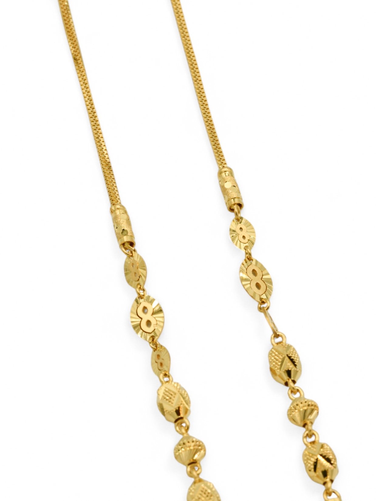 22ct Gold Ball Fancy Chain