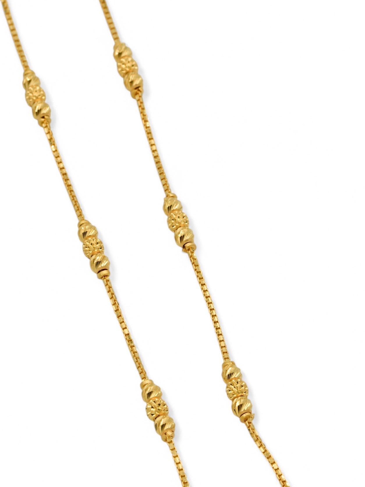 22ct Gold Ball Fancy Chain
