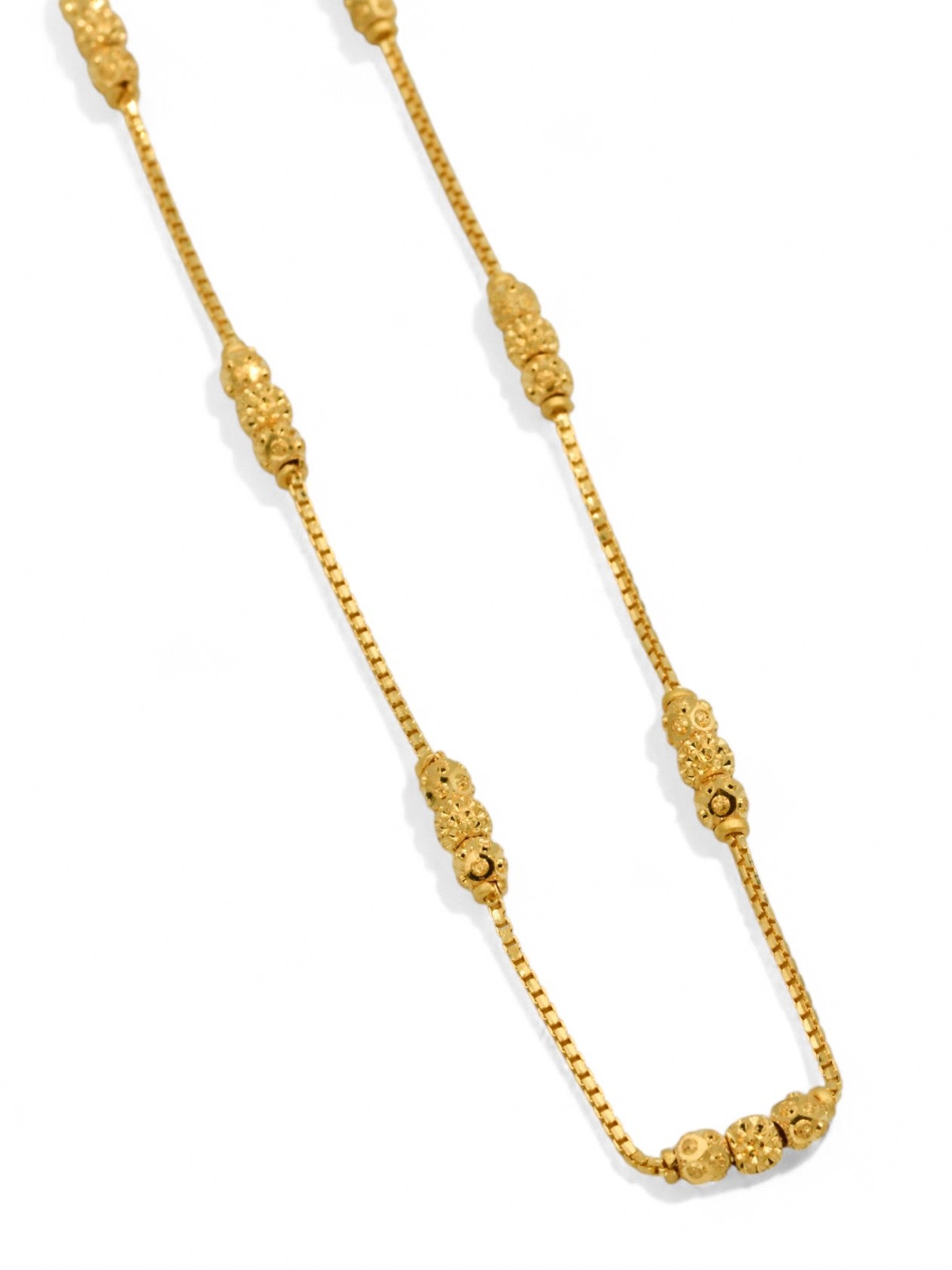 22ct Gold Ball Fancy Chain