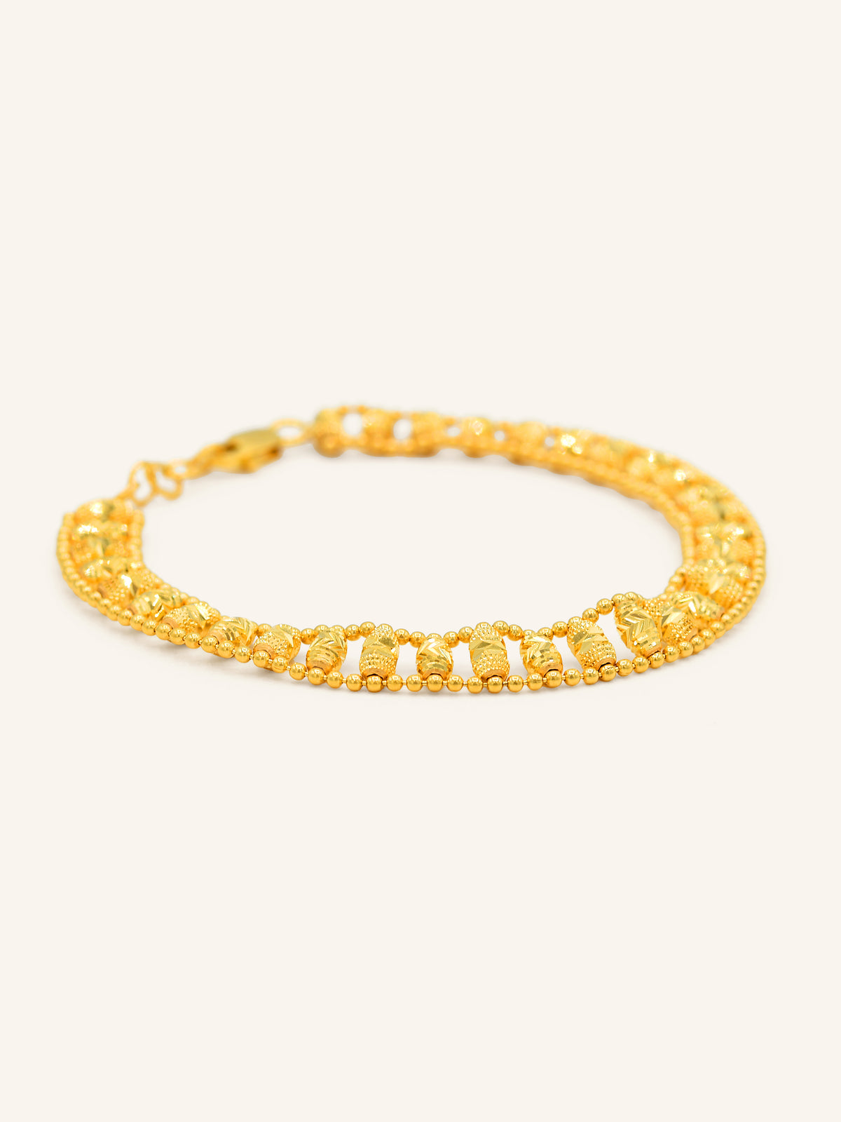 22ct Gold Ball Bracelet