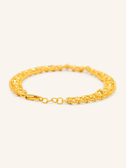 22ct Gold Ball Bracelet