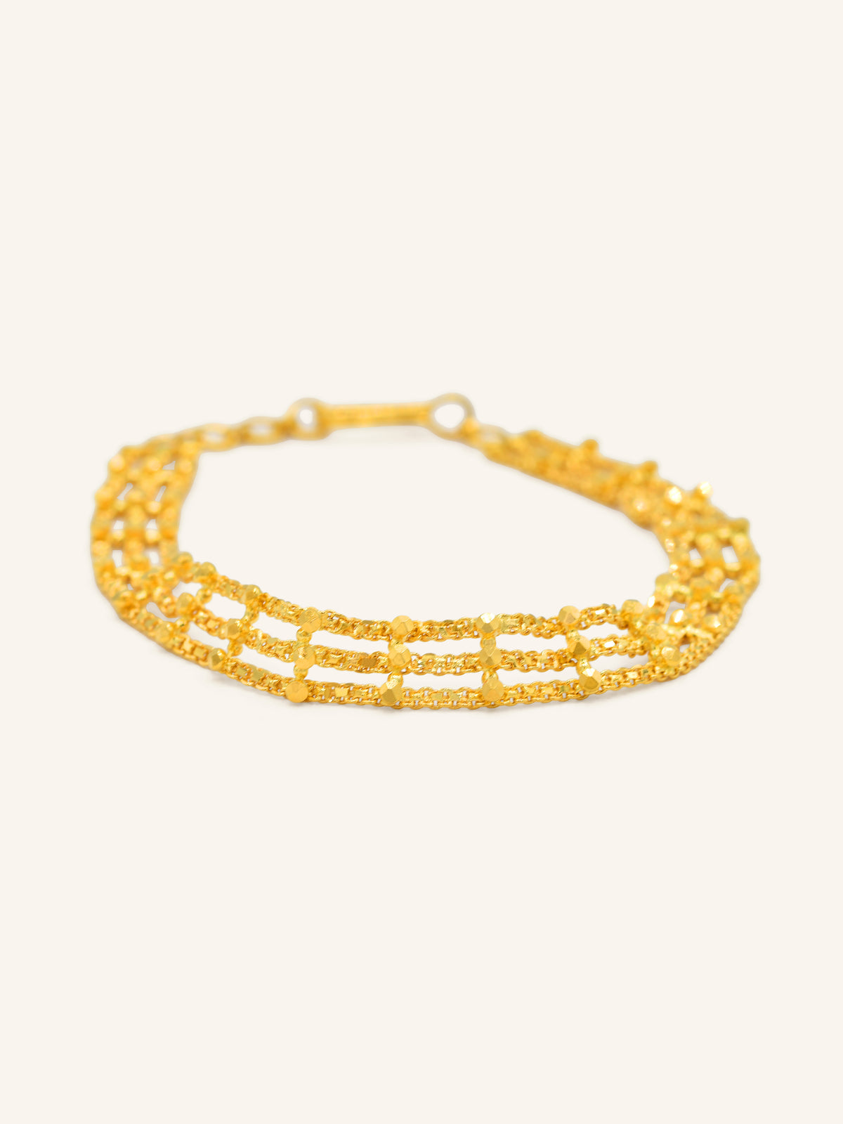 22ct Gold Bracelet 3 Layers