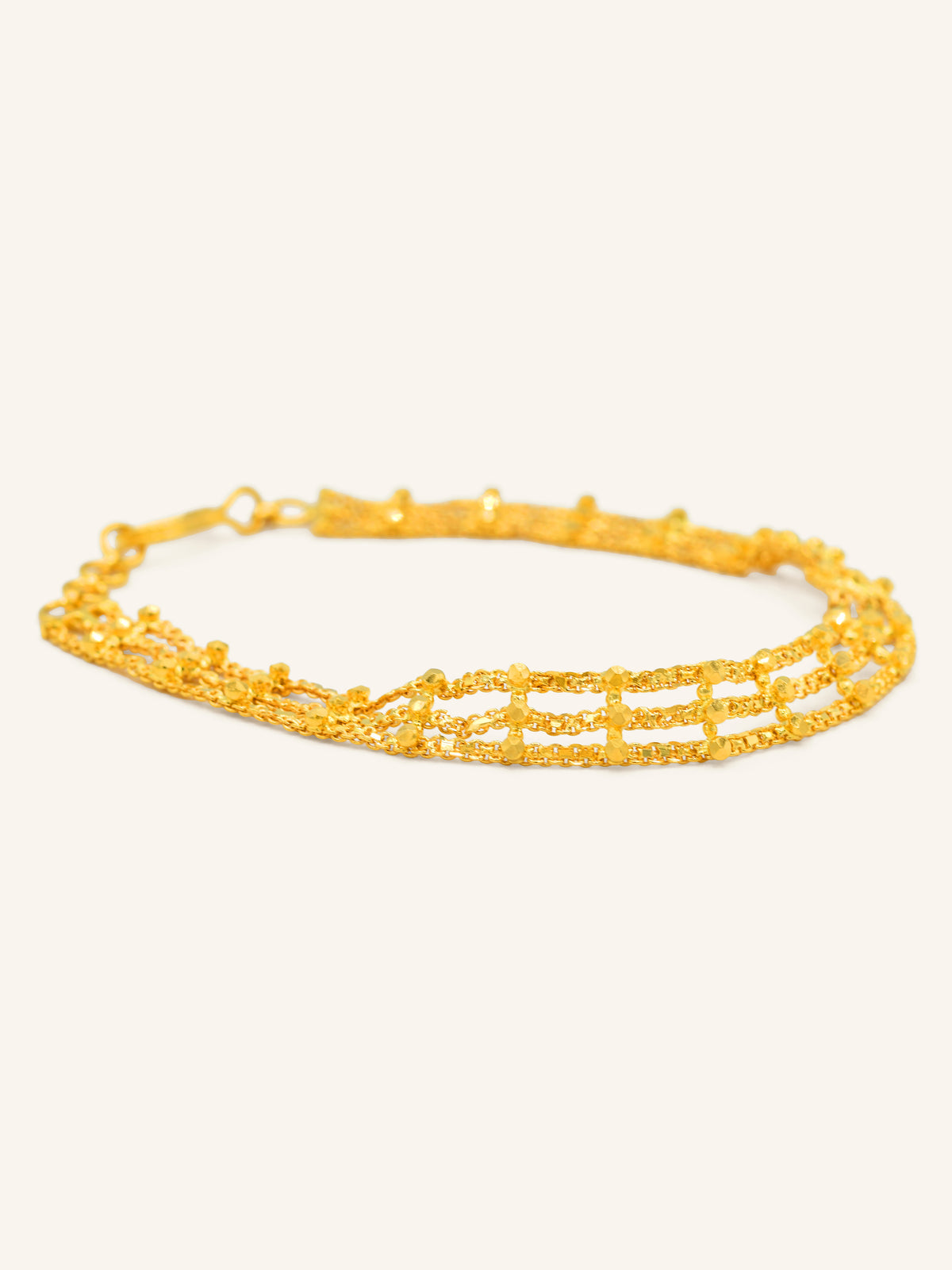 22ct Gold Bracelet 3 Layers
