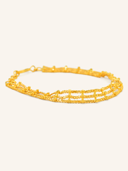 22ct Gold Bracelet 3 Layers